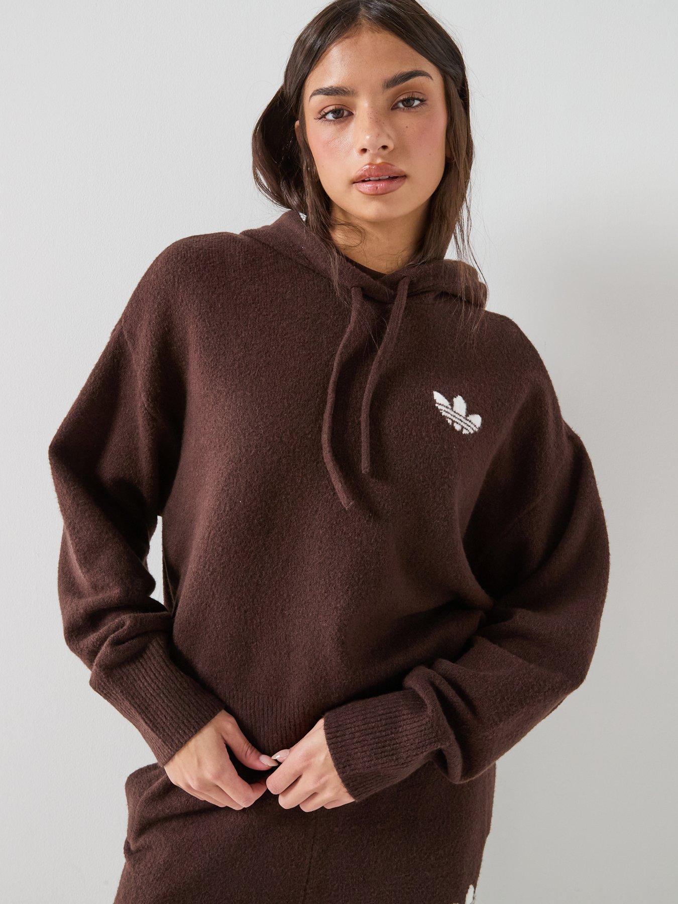 Image 5 of 6 of adidas Originals Womens Essentials Knit Pant - Brown
