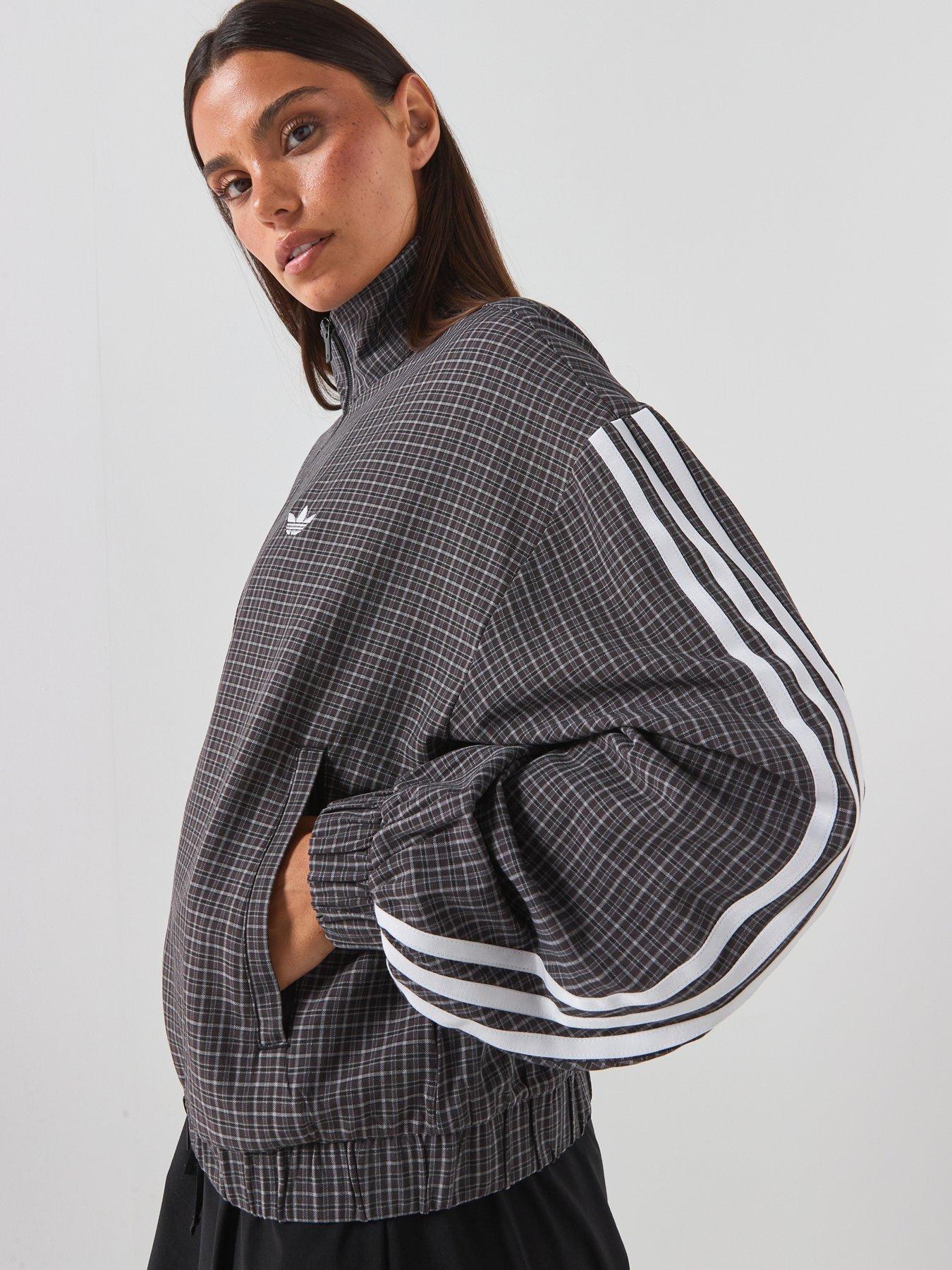 adidas Originals Womens Checks Track Top - Black