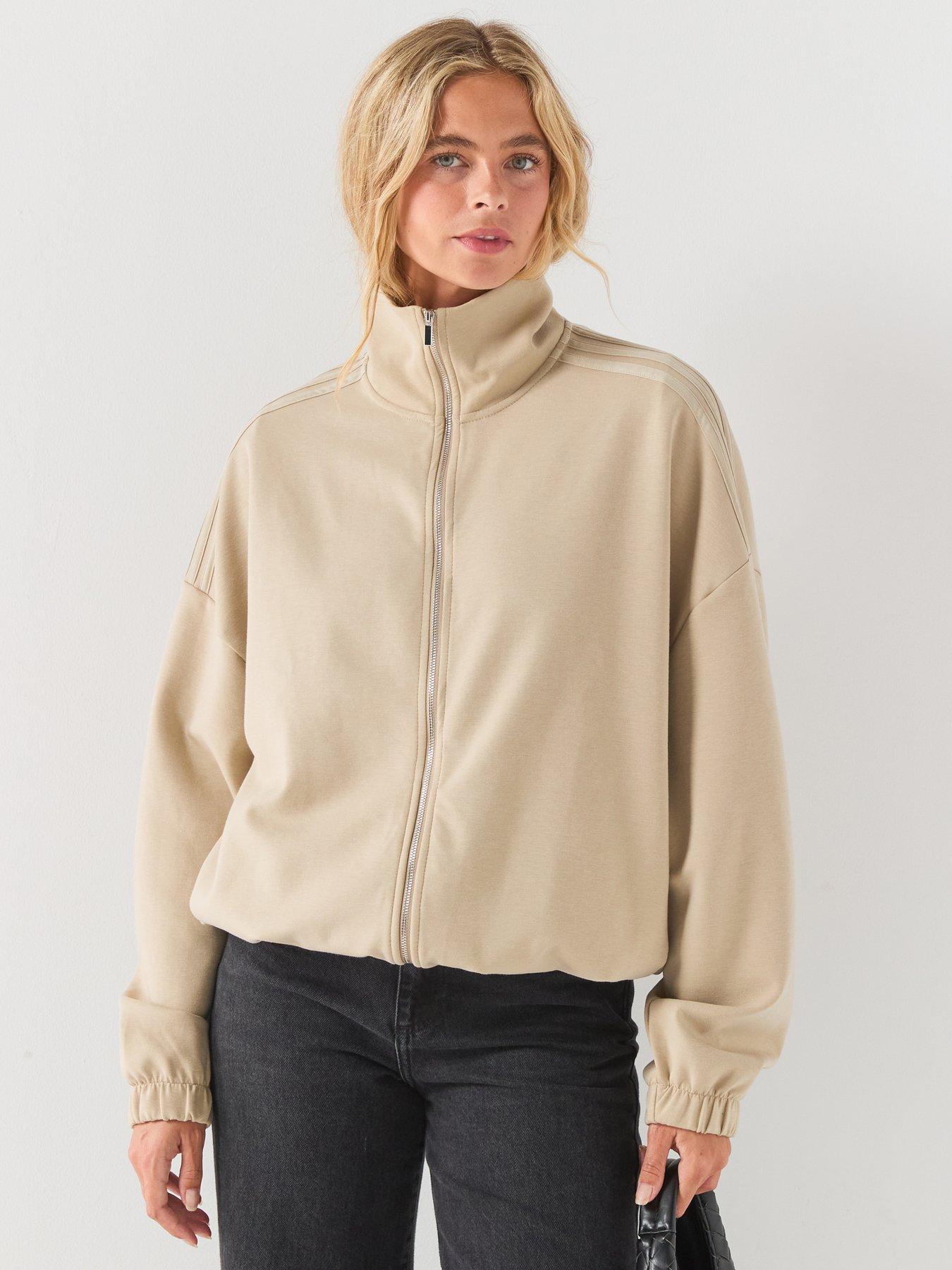adidas Originals Womens Buttersoft Full Zip - Beige