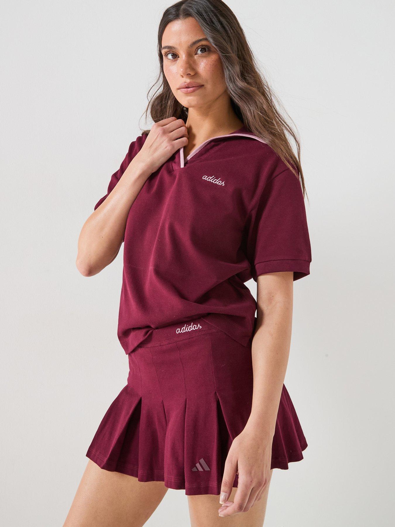 Image 1 of 6 of adidas Sportswear Womens Colourpop Polo - Red