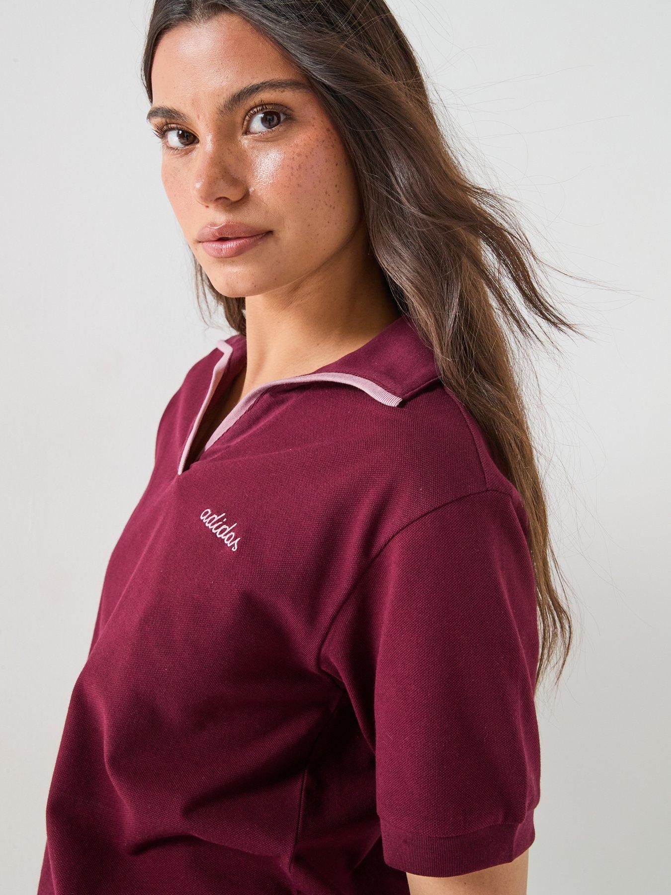 Image 5 of 6 of adidas Sportswear Womens Colourpop Polo - Red