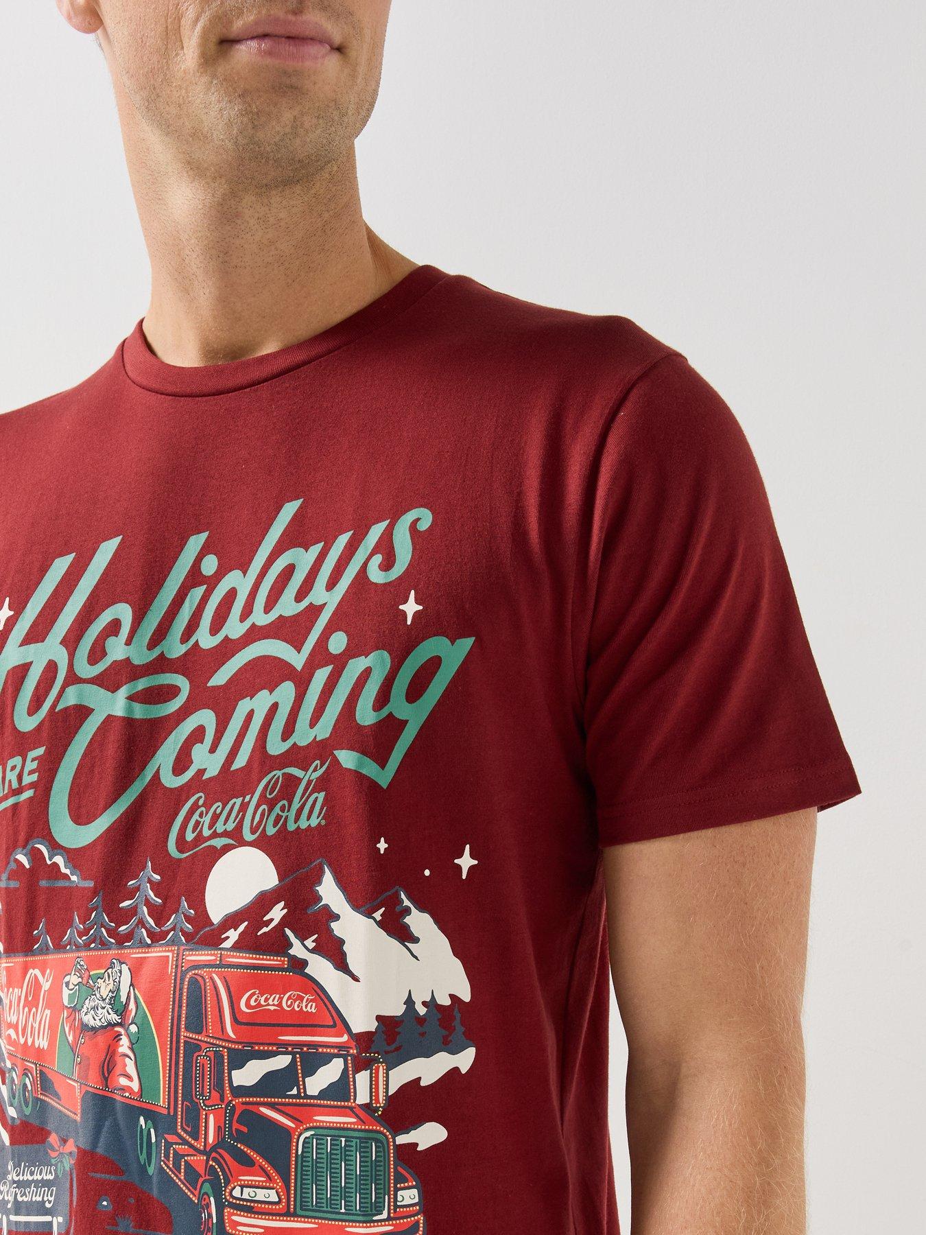 Image 4 of 6 of The Very Collection Coca Cola Christmas Short Sleeve Pyjama Set