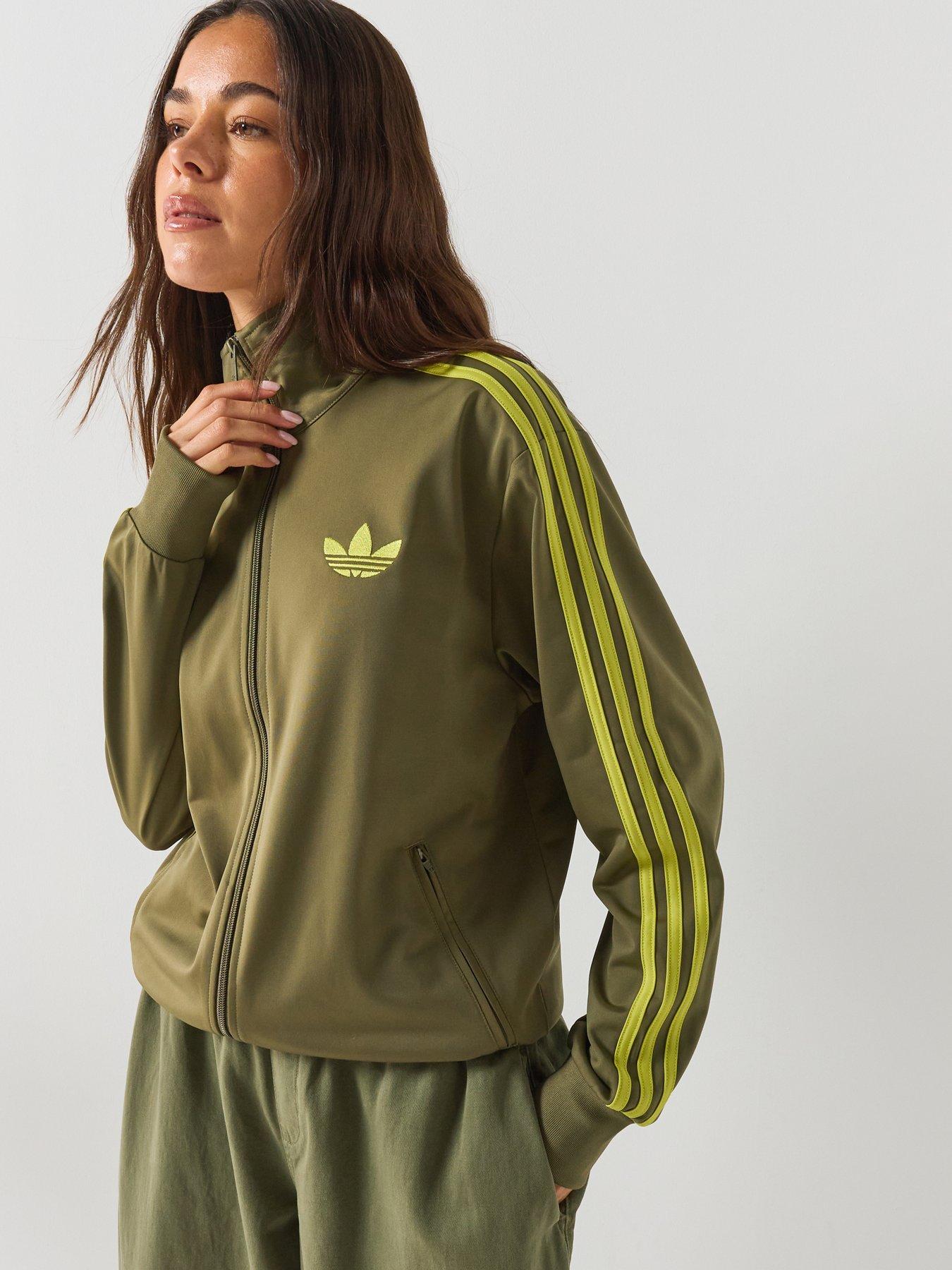 adidas Originals Womens Firebird Loose Track Top - Green
