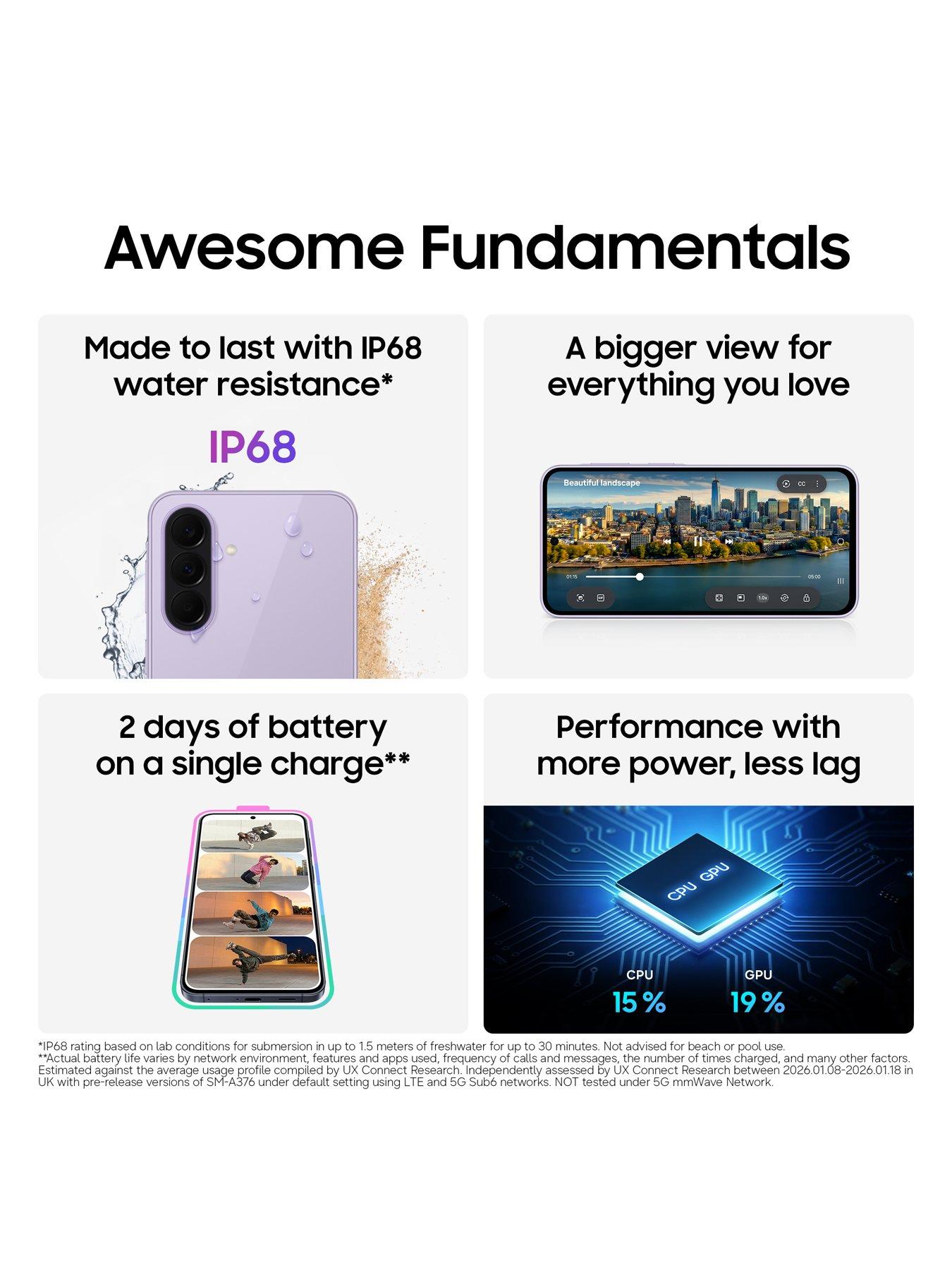 Image 5 of 7 of Samsung Galaxy A37 128GB, 5G Awesome Charcoal with Galaxy AI Mobile