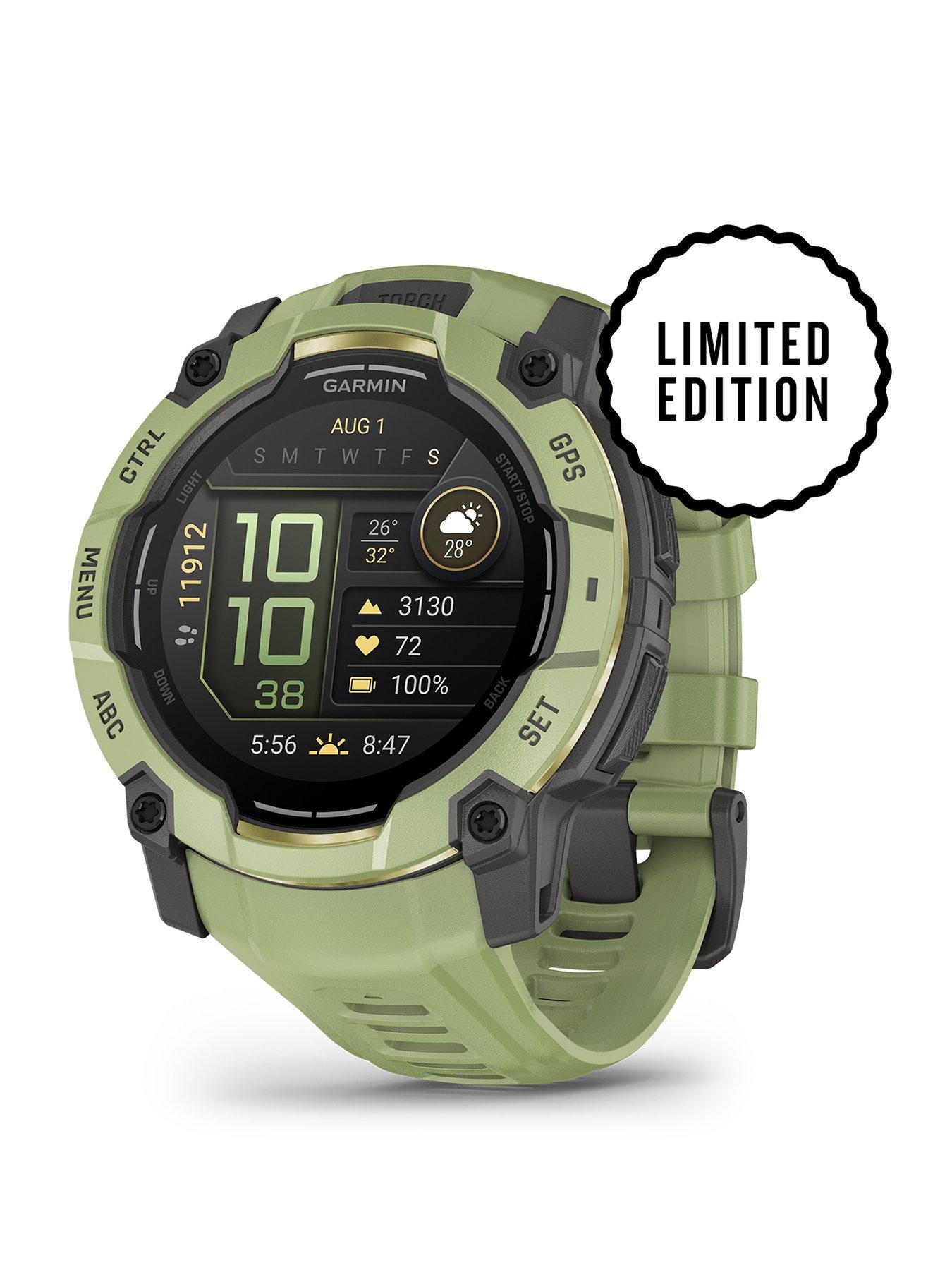 Garmin Instinct 3 - 50mm, AMOLED, Fern Green with Fern Green Band