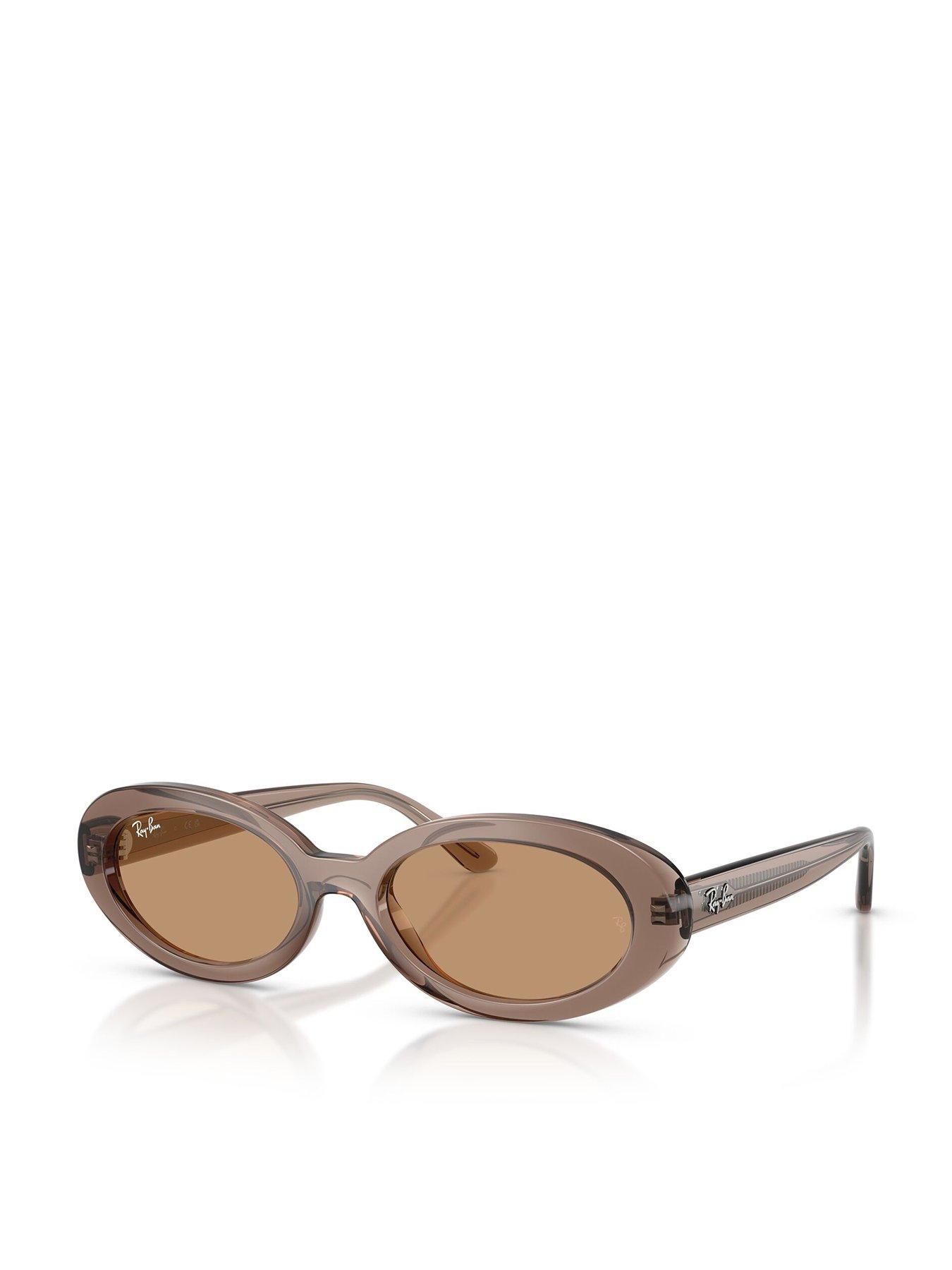 Ray-Ban Oval Thick Frame Sunglasses - 0Rb2223 - Brown