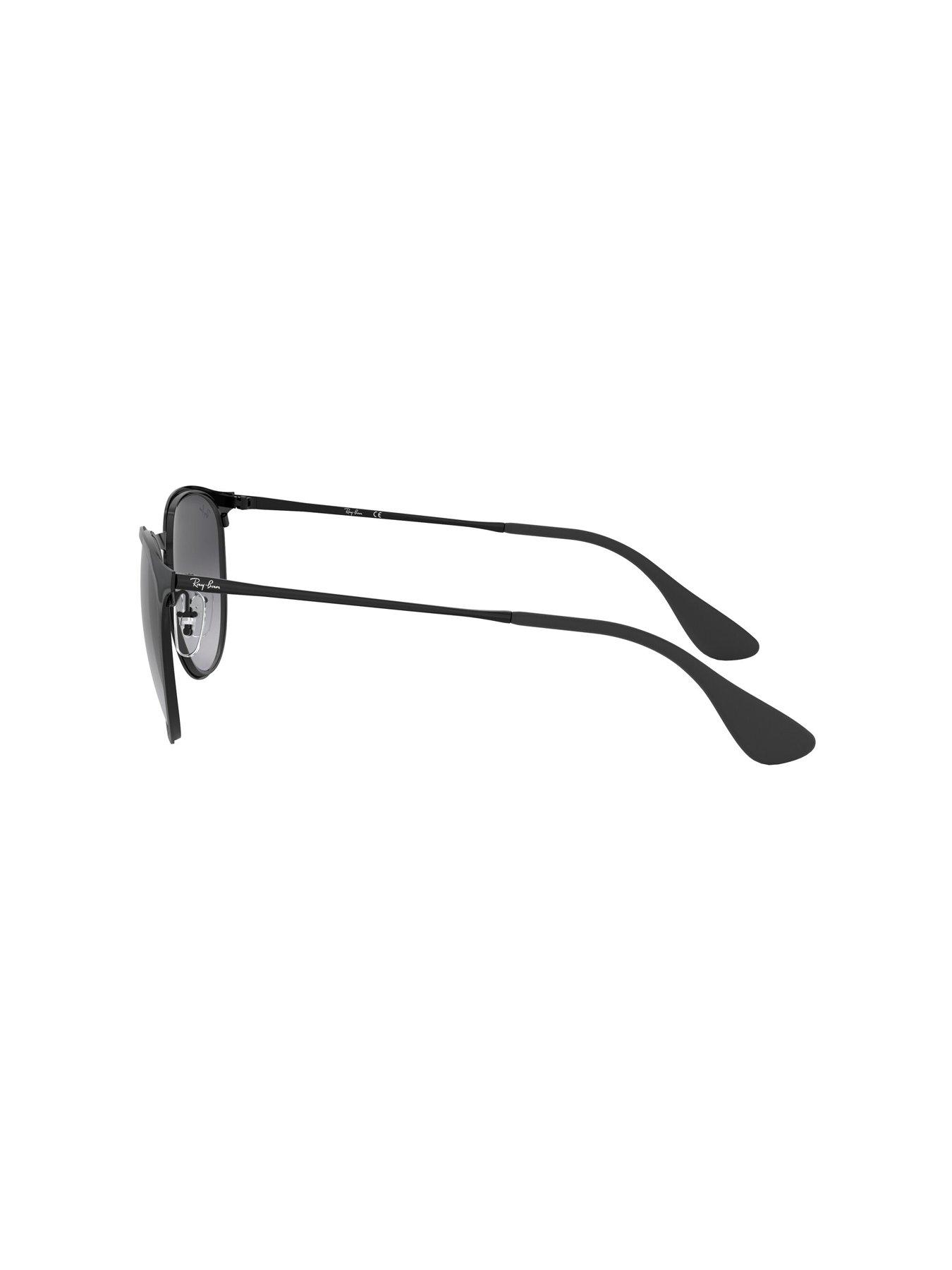 Image 2 of 5 of Ray-Ban Ray-ban Erika Metal Phantos Sunglasses Black Frame With Light Grey Gradient Dark Grey Lens