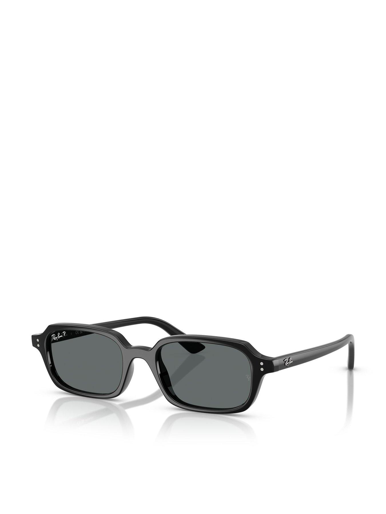 Ray-Ban Ray-ban Zuri Pillow Sunglasses Black Frame With Dark Grey Polar Lens