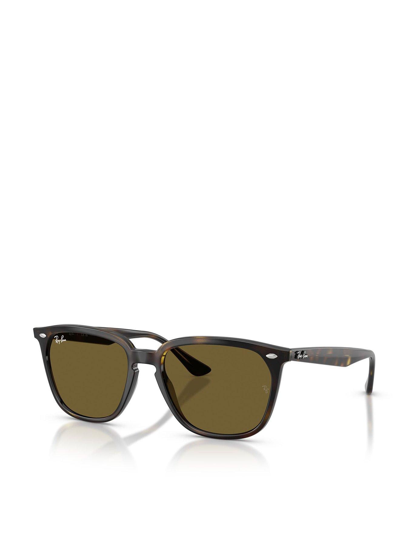 Ray-Ban Ray-ban 0rb4362 Square Sunglasses Havana Frame With Dark Brown Lens
