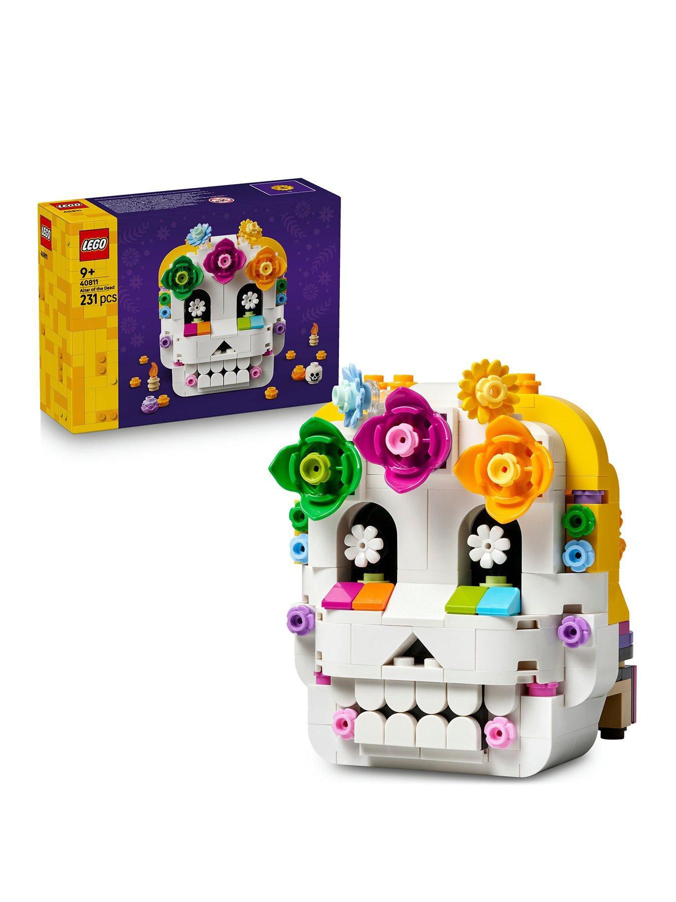 LEGO Altar of the Dead Día De Los Muertos Skull Decor 40811