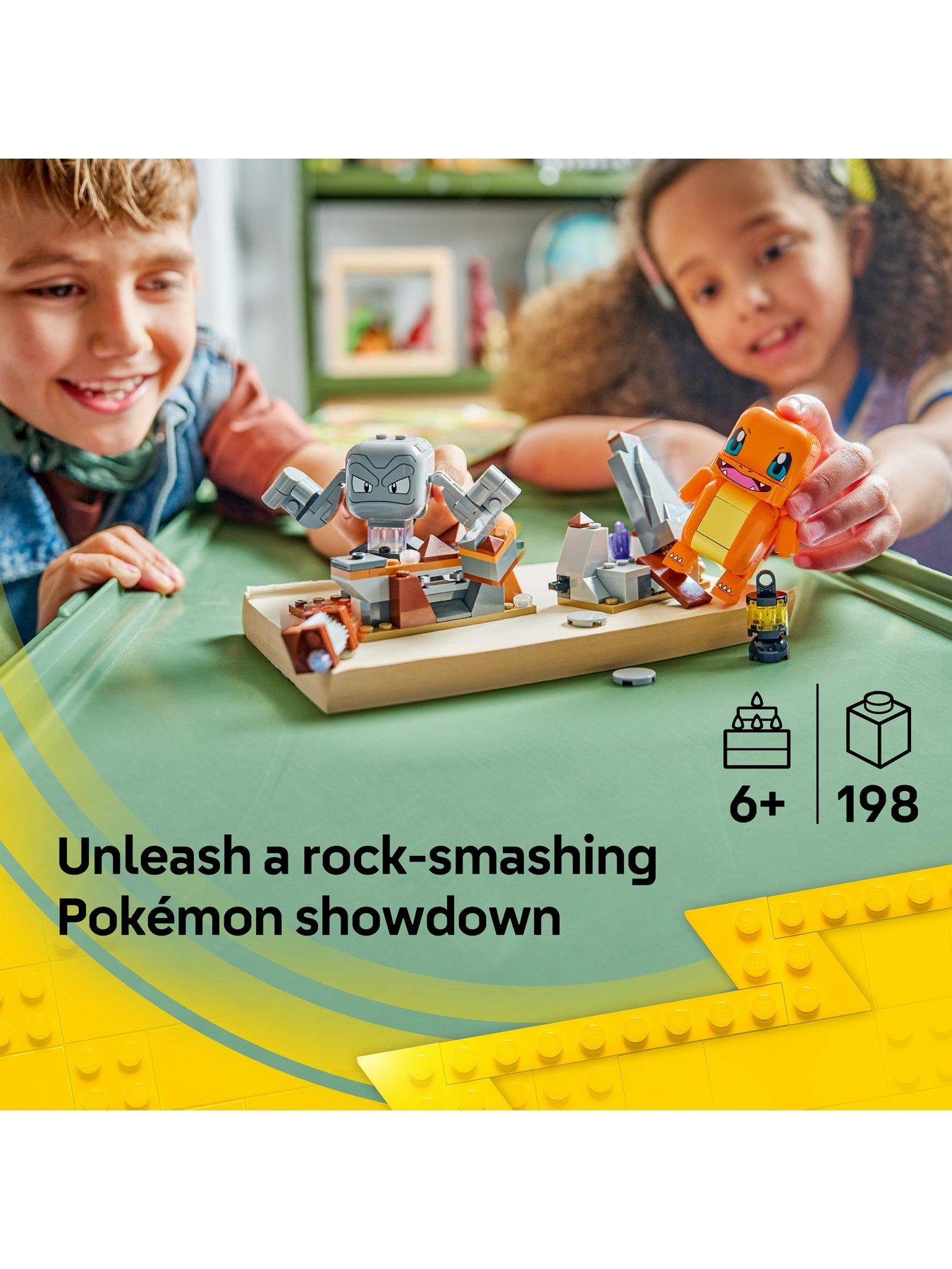 Image 2 of 7 of LEGO Pokemon SMART Play&trade;: Charmander and Geodude&rsquo;s Cavern Clash 72157