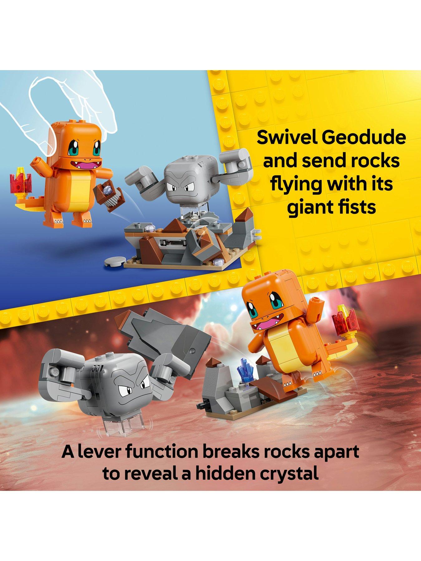 Image 3 of 7 of LEGO Pokemon SMART Play&trade;: Charmander and Geodude&rsquo;s Cavern Clash 72157