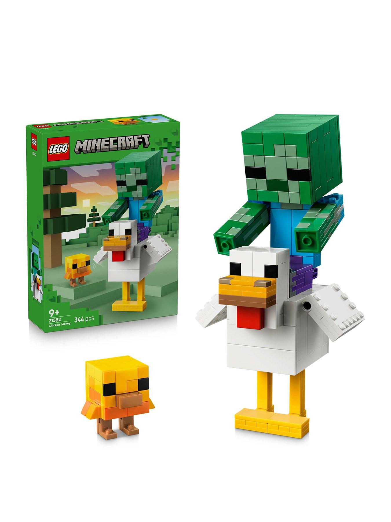 LEGO Minecraft Chicken Jockey Building Toy Decor 21582