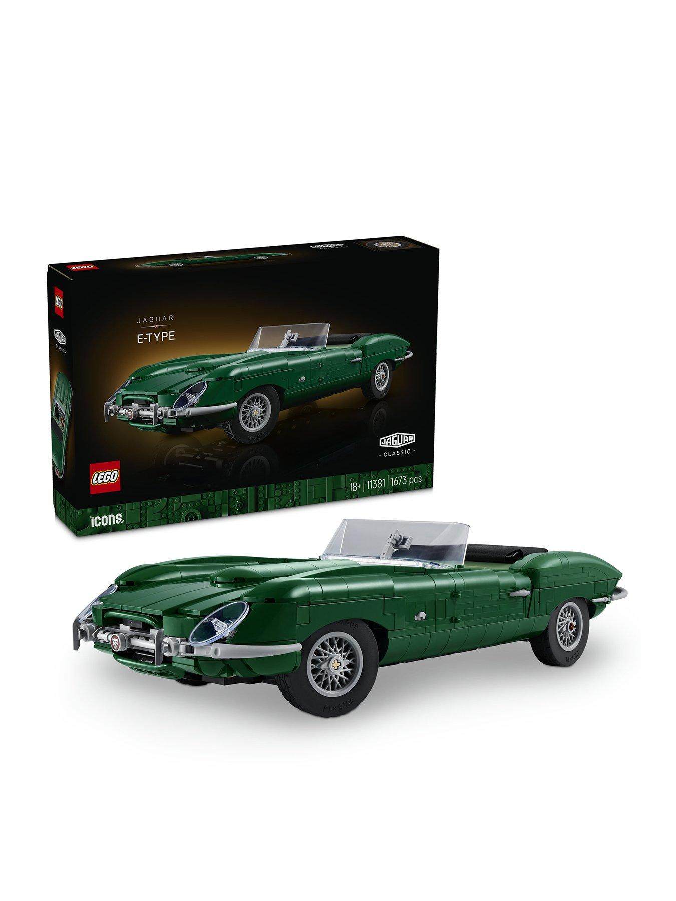 LEGO Icons Jaguar E-Type - Classic Sports Car Model 11381