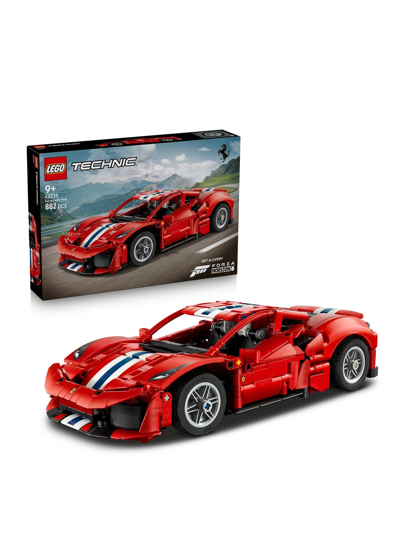 Image 1 of 6 of LEGO Technic Ferrari 488 PISTA Car Building Toy 42235