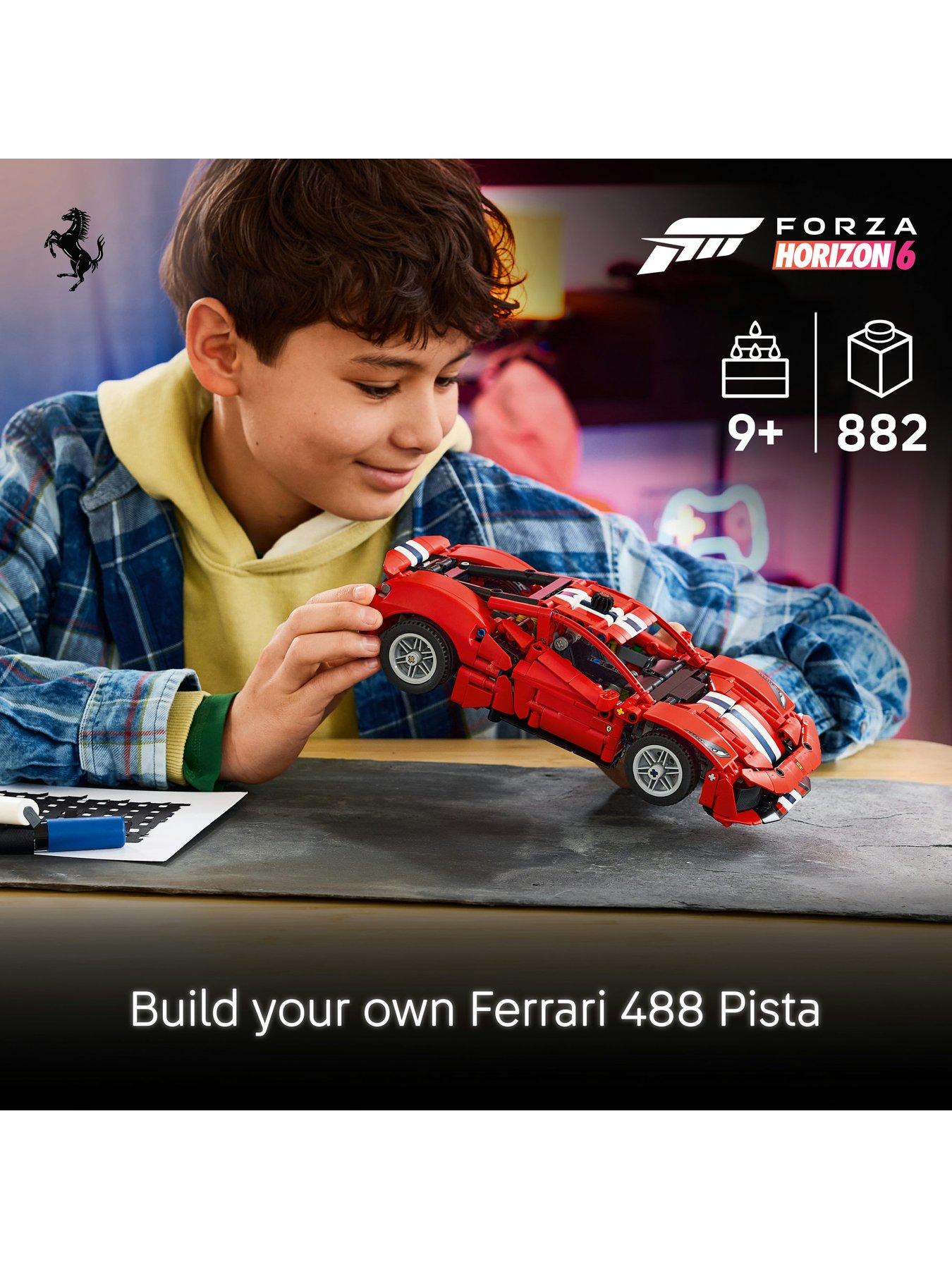 Image 2 of 6 of LEGO Technic Ferrari 488 PISTA Car Building Toy 42235