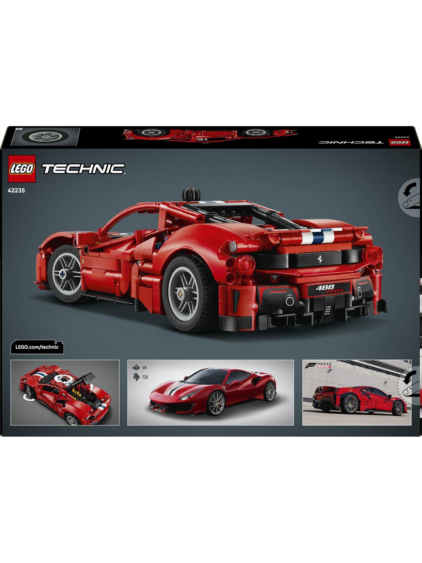 Image 5 of 6 of LEGO Technic Ferrari 488 PISTA Car Building Toy 42235