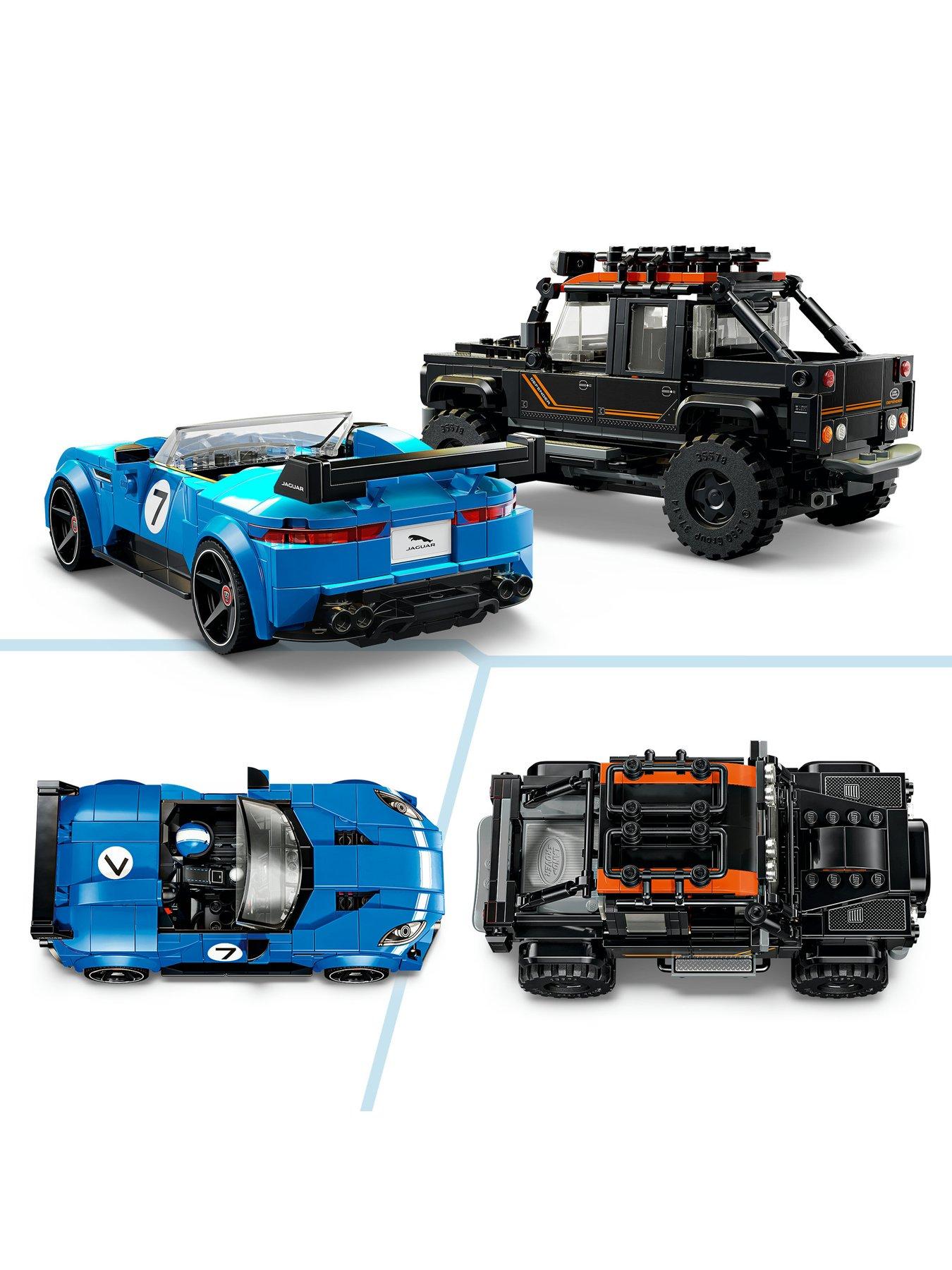 Image 3 of 8 of LEGO Speed Champions Jaguar Project 7 &amp; Land Rover Defender 77264