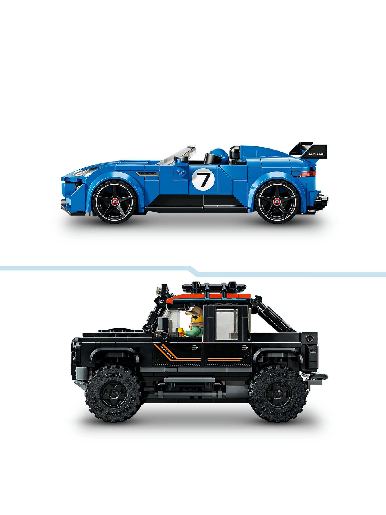 Image 4 of 8 of LEGO Speed Champions Jaguar Project 7 &amp; Land Rover Defender 77264