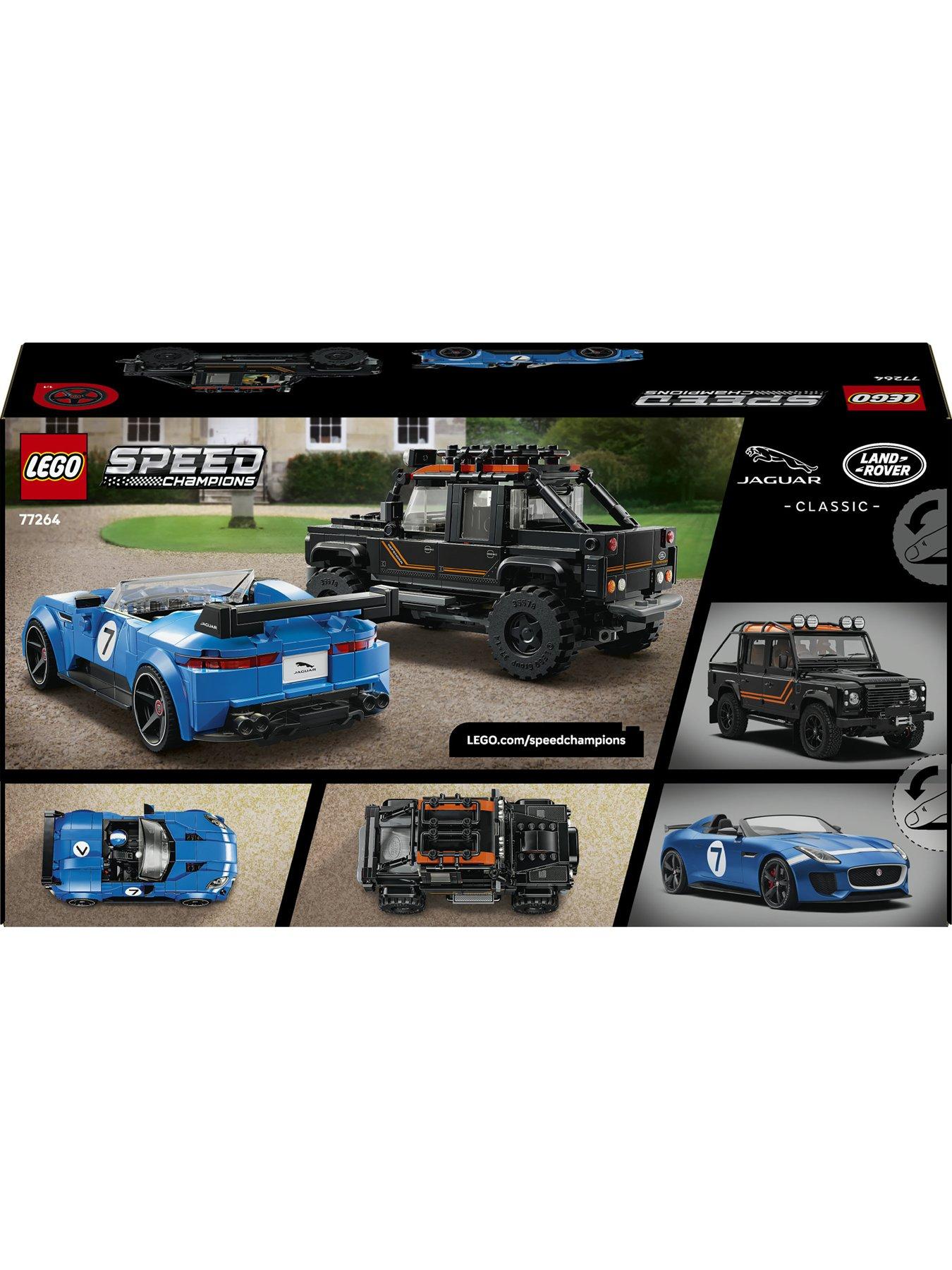 Image 7 of 8 of LEGO Speed Champions Jaguar Project 7 &amp; Land Rover Defender 77264