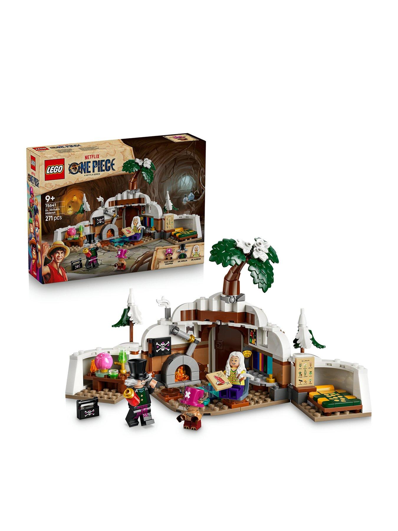 LEGO One Piece Dr. Hiriluk's Hideout - Building Toy for Kids, Ages 9+ - With 3 Minifigures - 75641