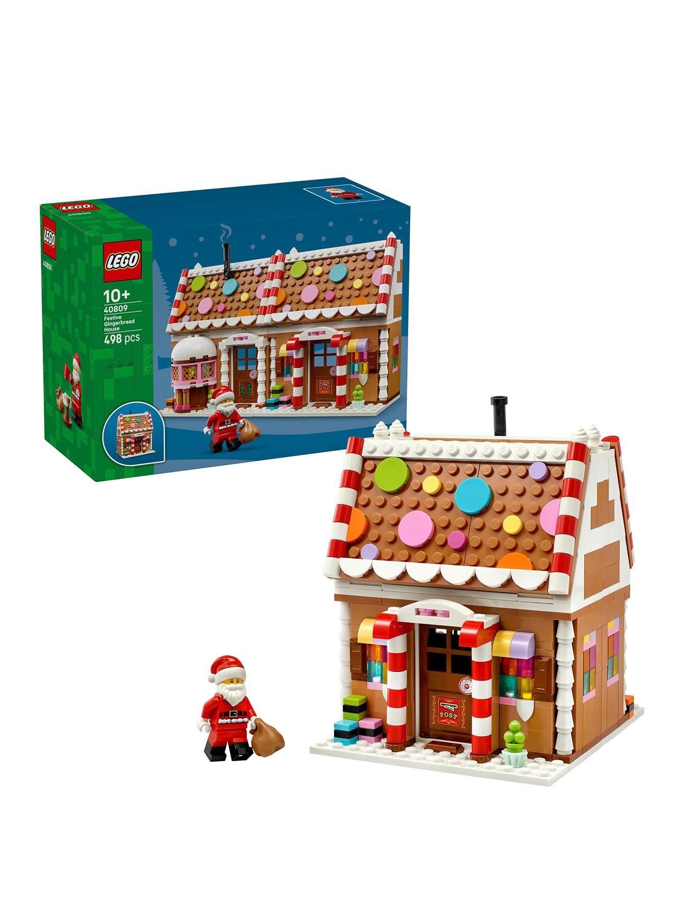 LEGO Festive Gingerbread House Christmas Toy for Kids 40809
