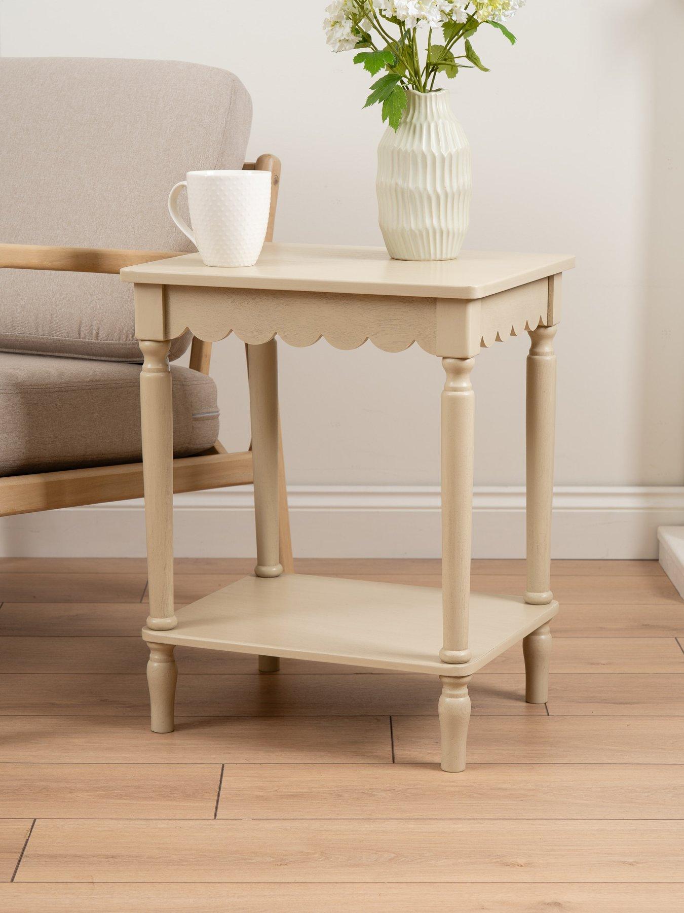 Scottish Everlastings Fauna Side Table - Warm Stone