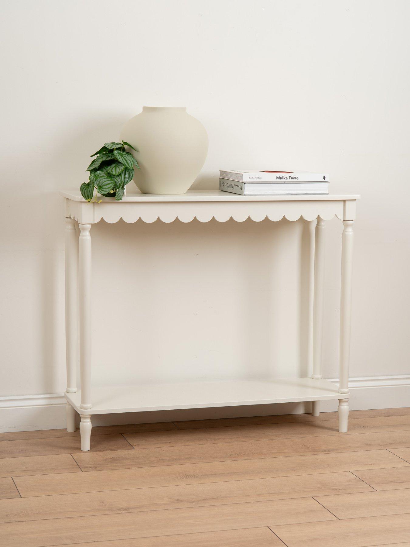 Scottish Everlastings Fauna Console Table - Ivory