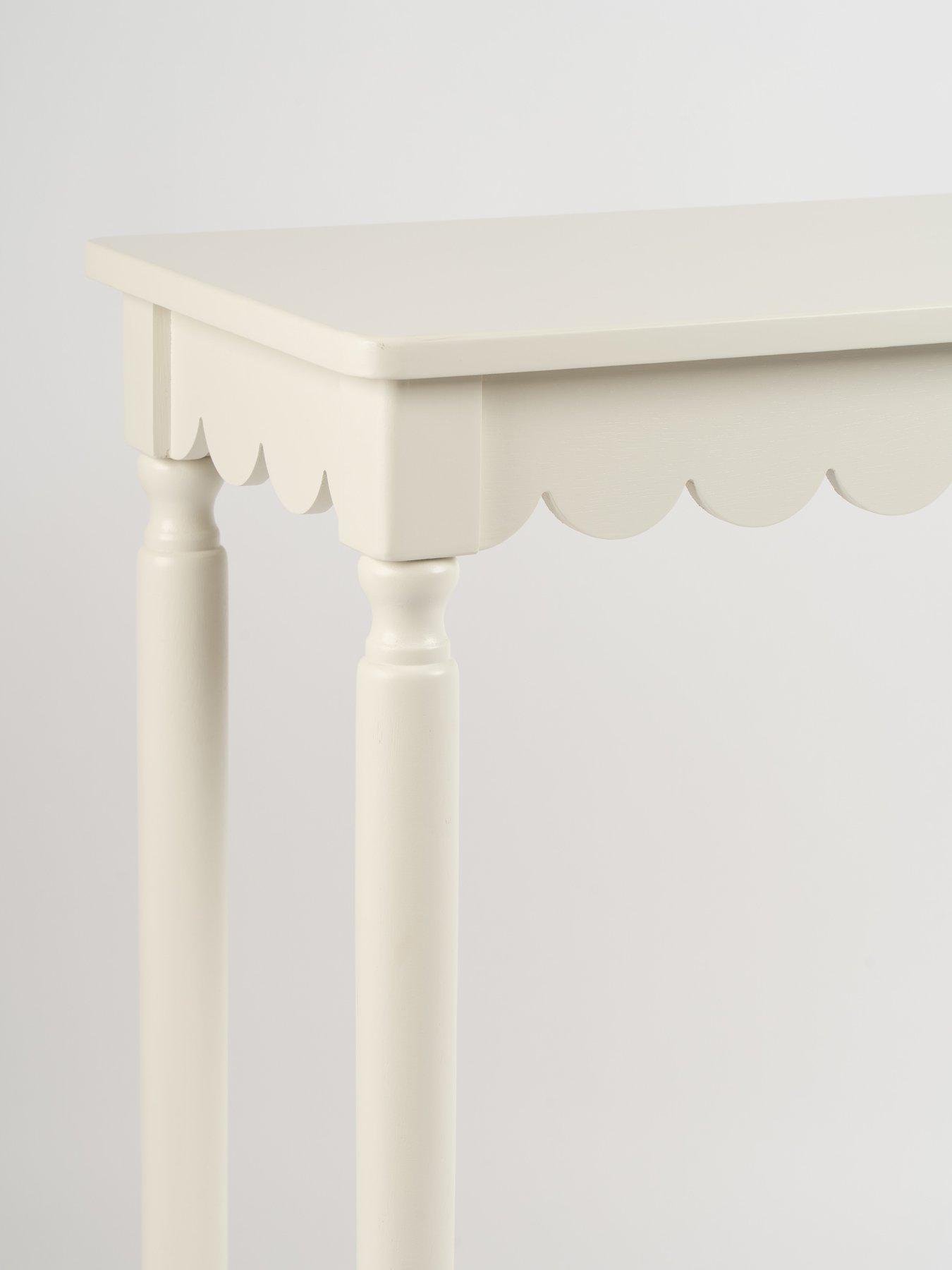 Image 3 of 3 of Scottish Everlastings Fauna Console Table - Ivory