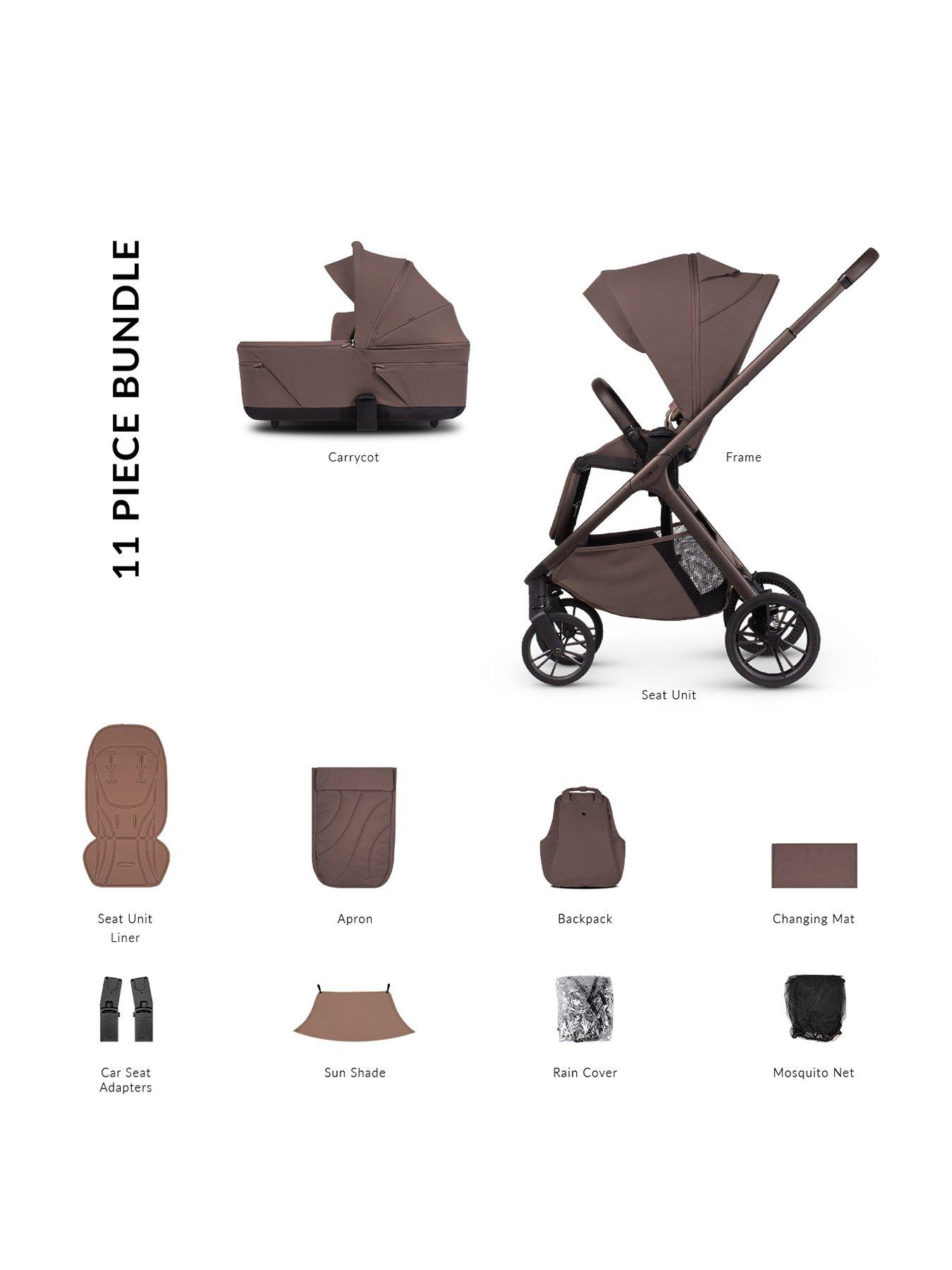 Venicci Tila 2in1 Pushchair and Carrycot Inc. Adapters - Sabbia
