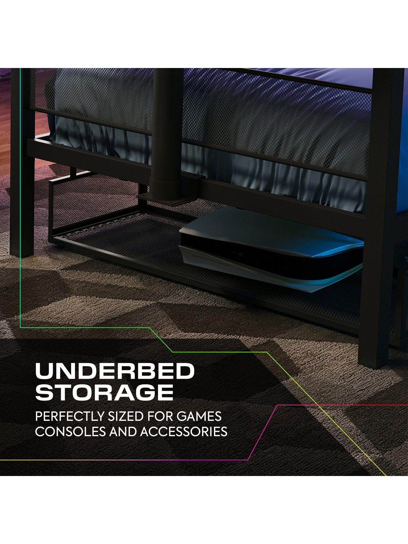 Image 4 of 7 of X Rocker Basecamp Rgb Tv Gaming Bed - Single