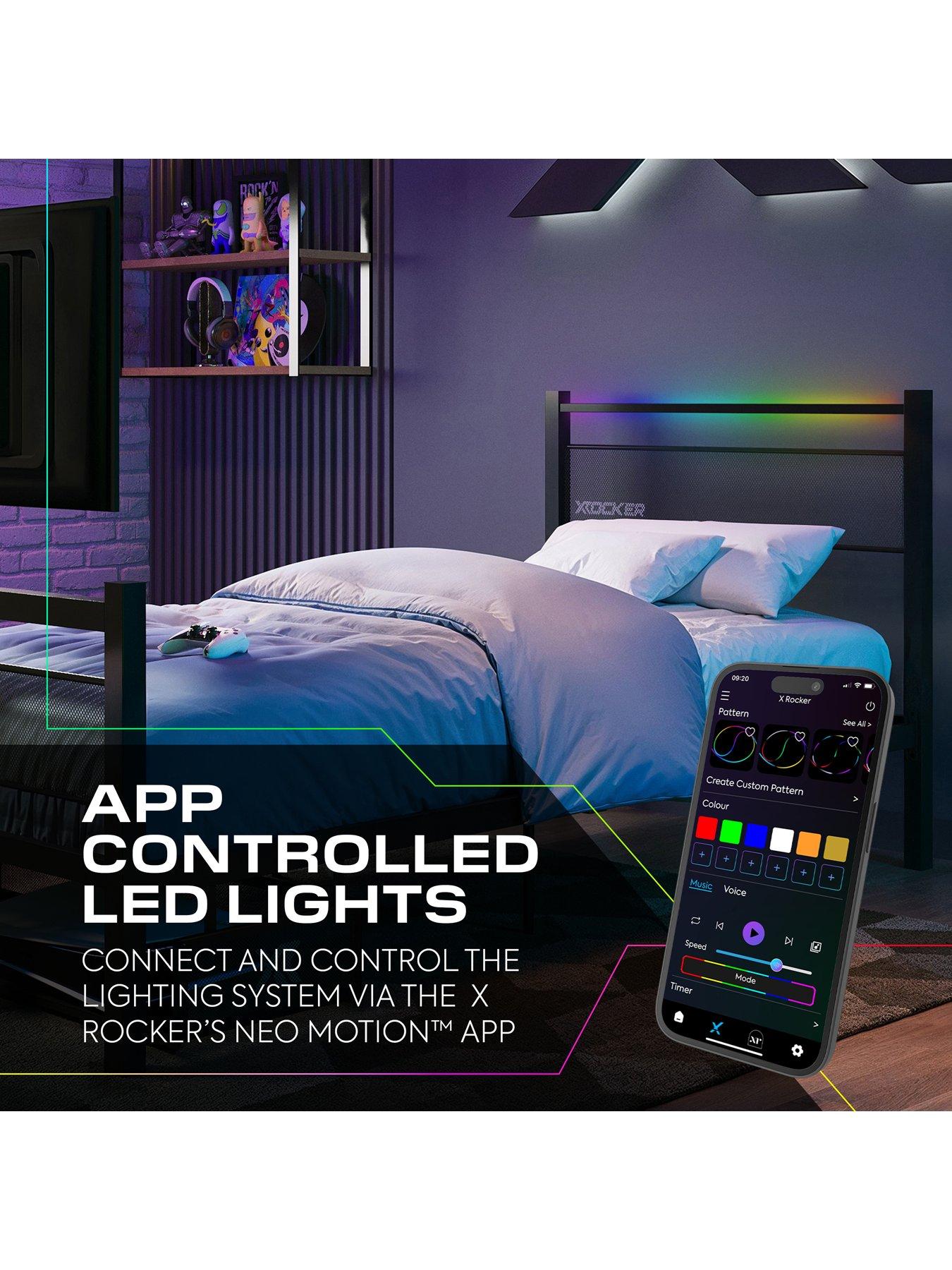 Image 6 of 7 of X Rocker Basecamp Rgb Tv Gaming Bed - Single