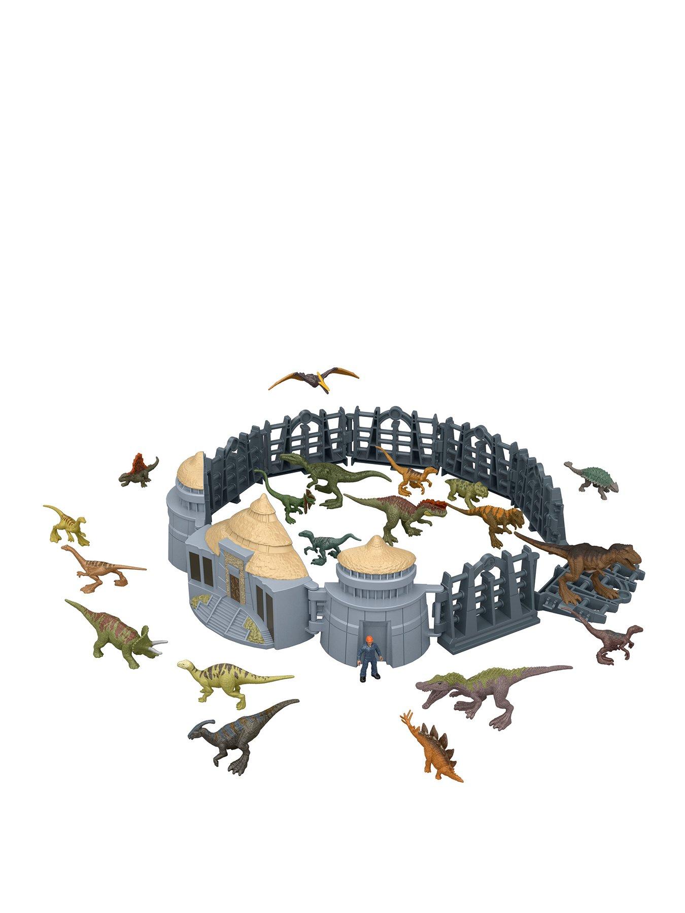 JURASSIC WORLD Jurassic World Island Visitor Advent Calendar, 24 Days Toy Surprises, 19 Dinosaur Minis