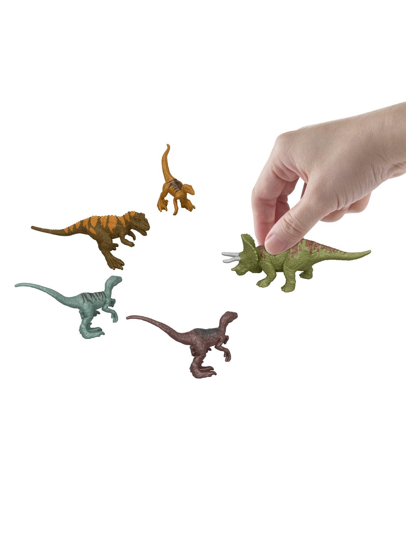 Image 4 of 7 of JURASSIC WORLD Jurassic Park Visitor Center Advent Calendar with 19 Mini Dinosaurs, Figure &amp; Holiday Scene