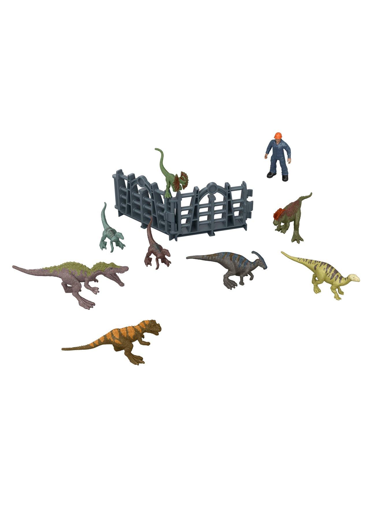 Image 6 of 7 of JURASSIC WORLD Jurassic Park Visitor Center Advent Calendar with 19 Mini Dinosaurs, Figure &amp; Holiday Scene
