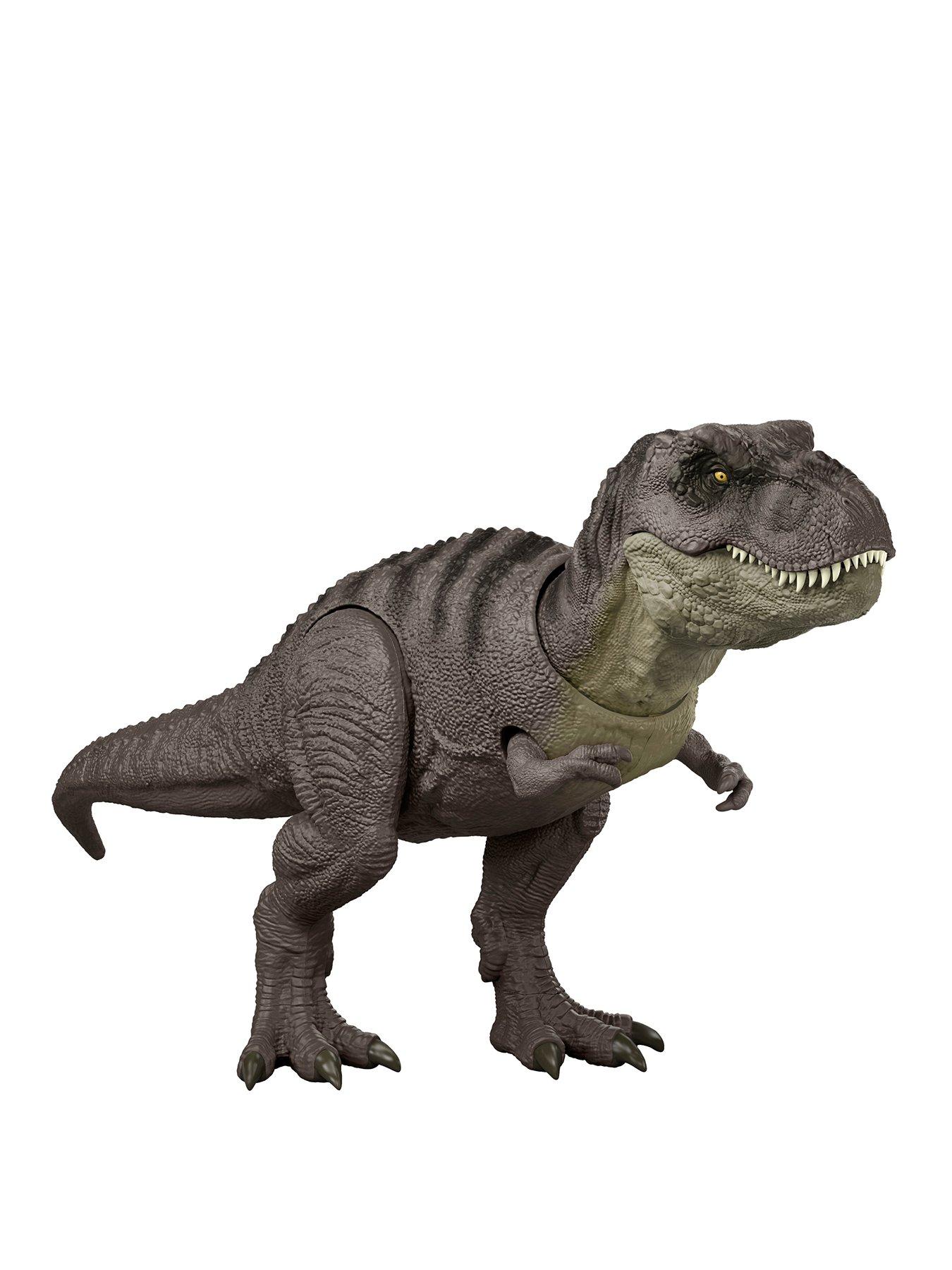Image 1 of 4 of JURASSIC WORLD Lab Lockdown Tyrannosaurus Rex Action Figure with Chomp Attack Feature