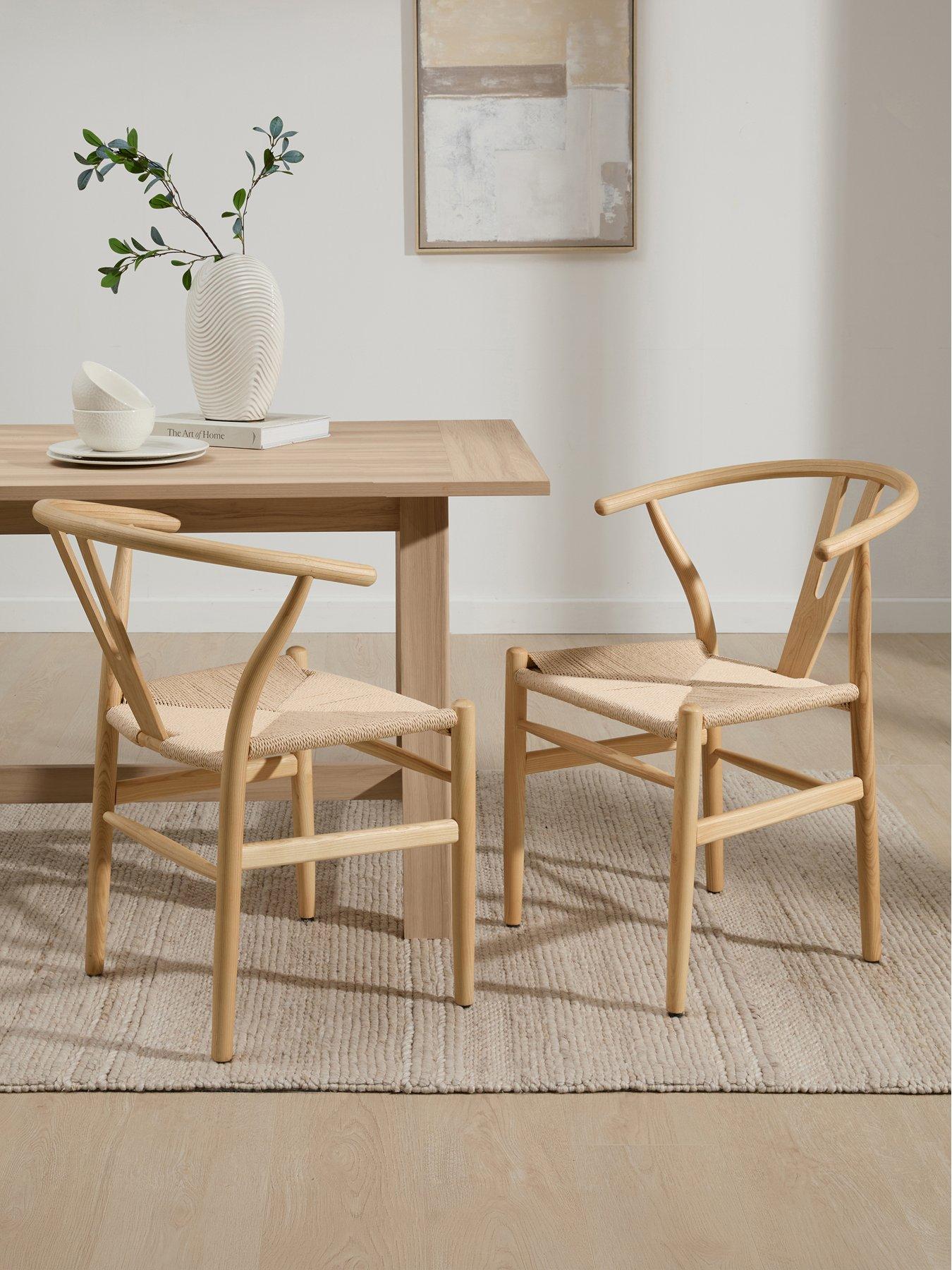 The Very Collection Aiden Pair Of Dining Chairs - Oak
