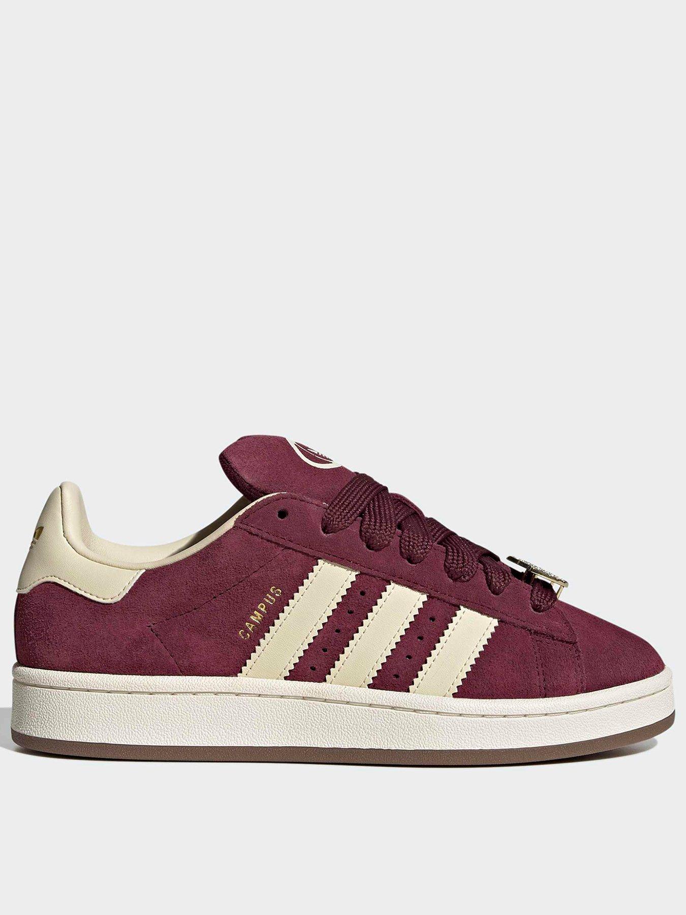 adidas Originals Campus 00s Suede Trainers - Burgundy