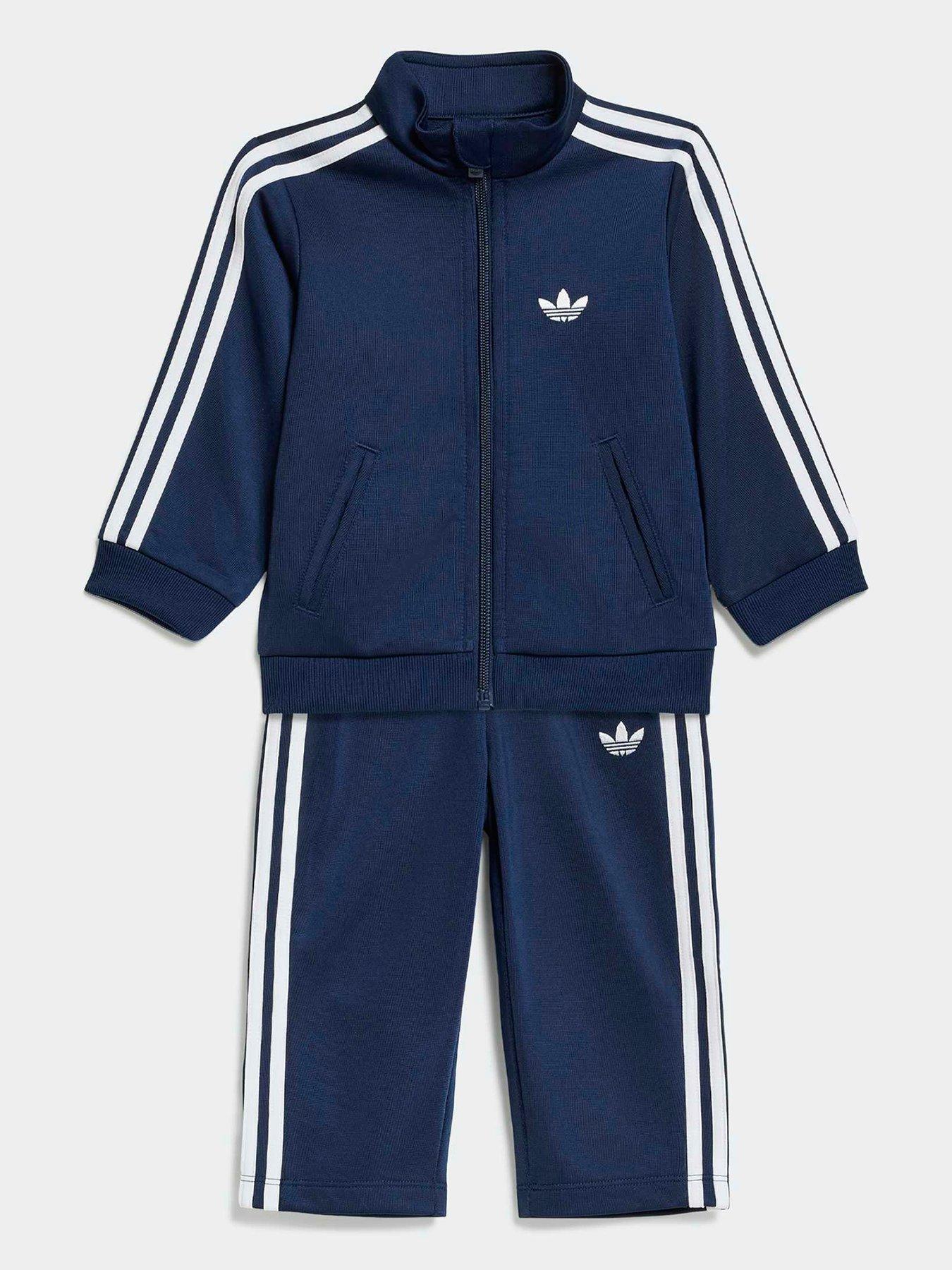 Image 1 of 6 of adidas Originals Infant Firebird Tracksuit - Blue