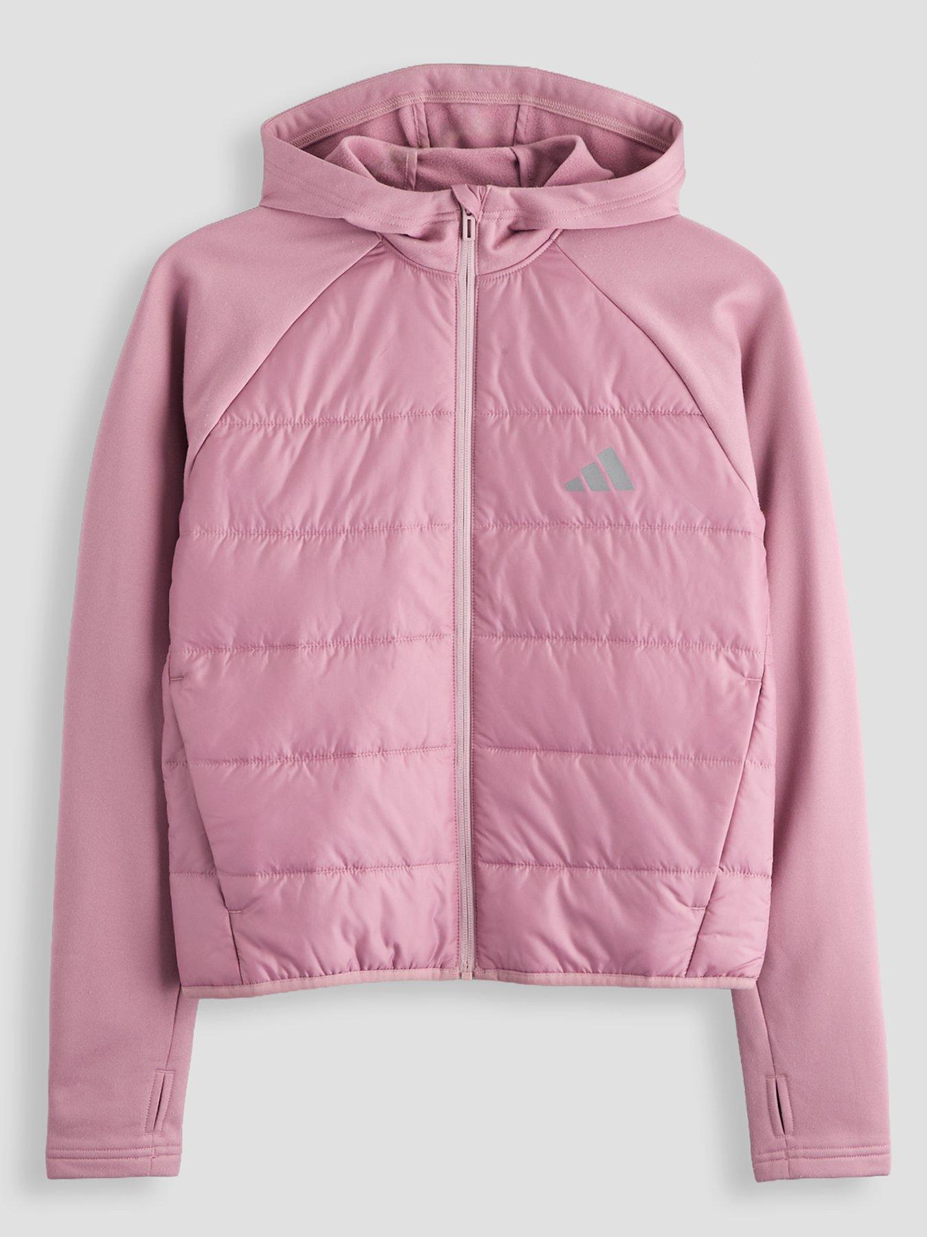 Image 1 of 5 of adidas Sportswear Girls Hybrid Climawarm Jacket - Purple