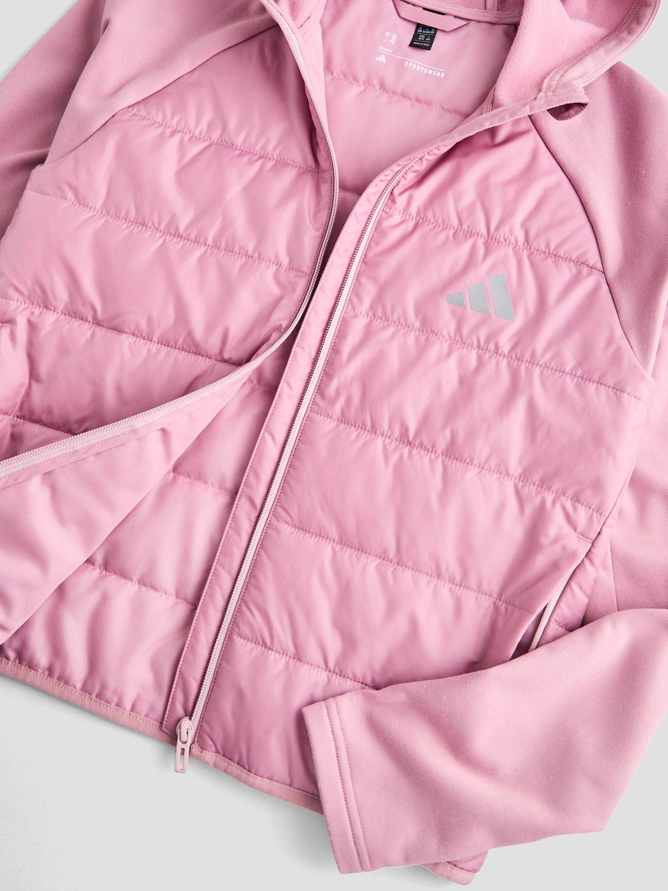 Image 5 of 5 of adidas Sportswear Girls Hybrid Climawarm Jacket - Purple