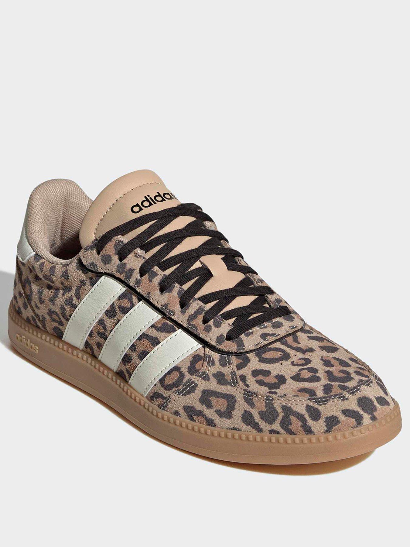 Image 2 of 7 of adidas Sportswear Women's Breaknet Sleek Trainers - Leopard Print