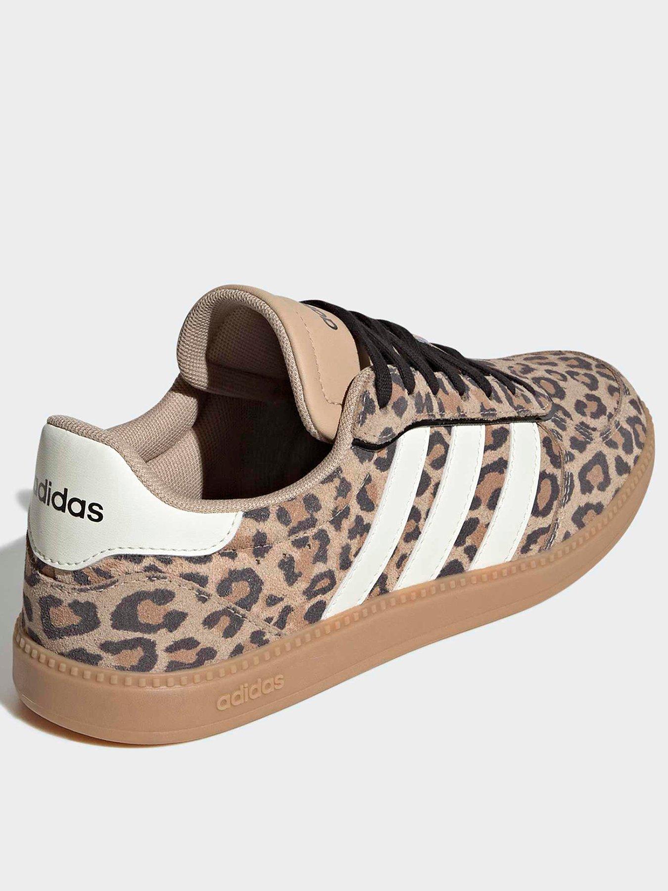 Image 3 of 7 of adidas Sportswear Women's Breaknet Sleek Trainers - Leopard Print
