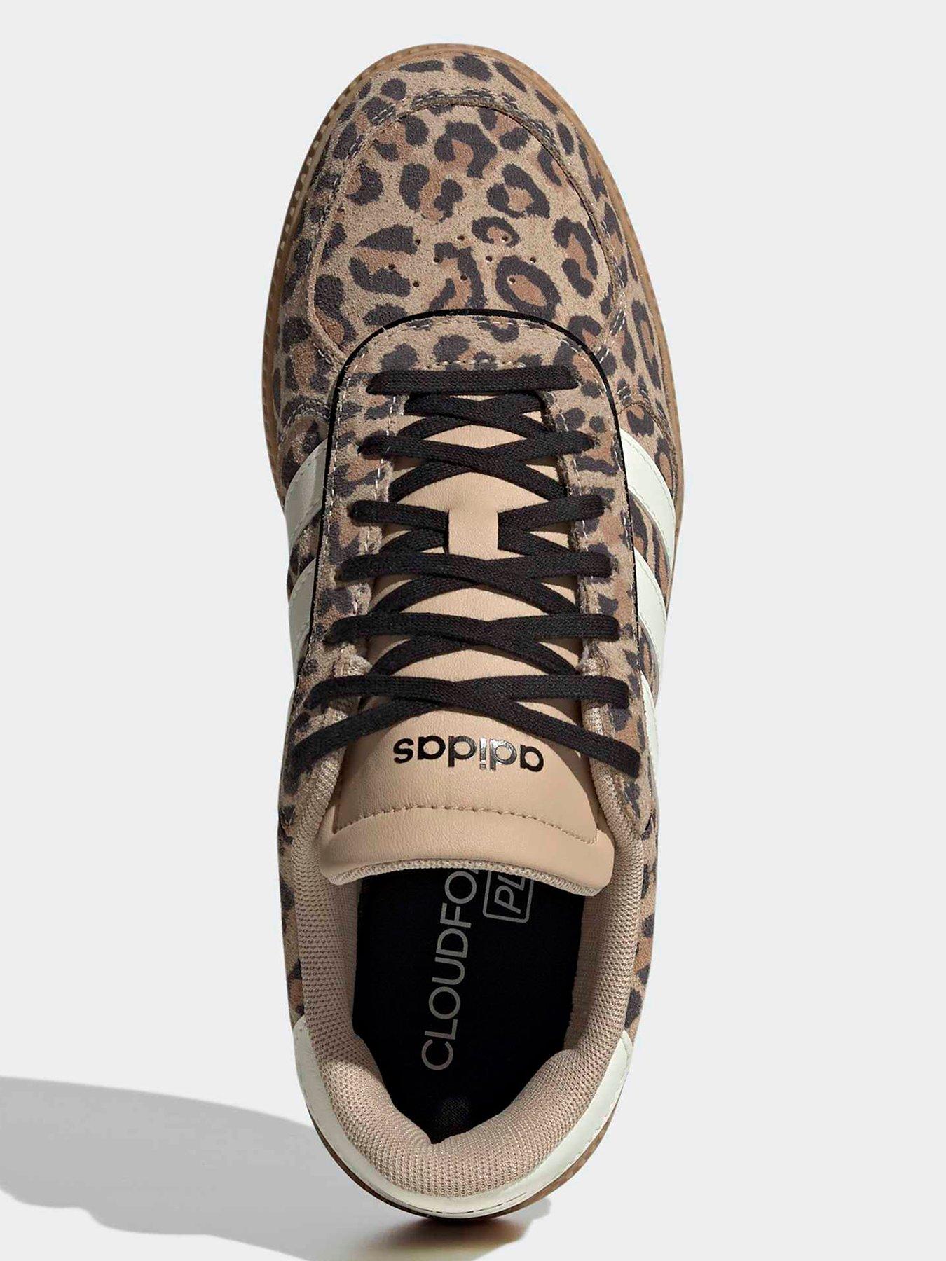 Image 4 of 7 of adidas Sportswear Women's Breaknet Sleek Trainers - Leopard Print