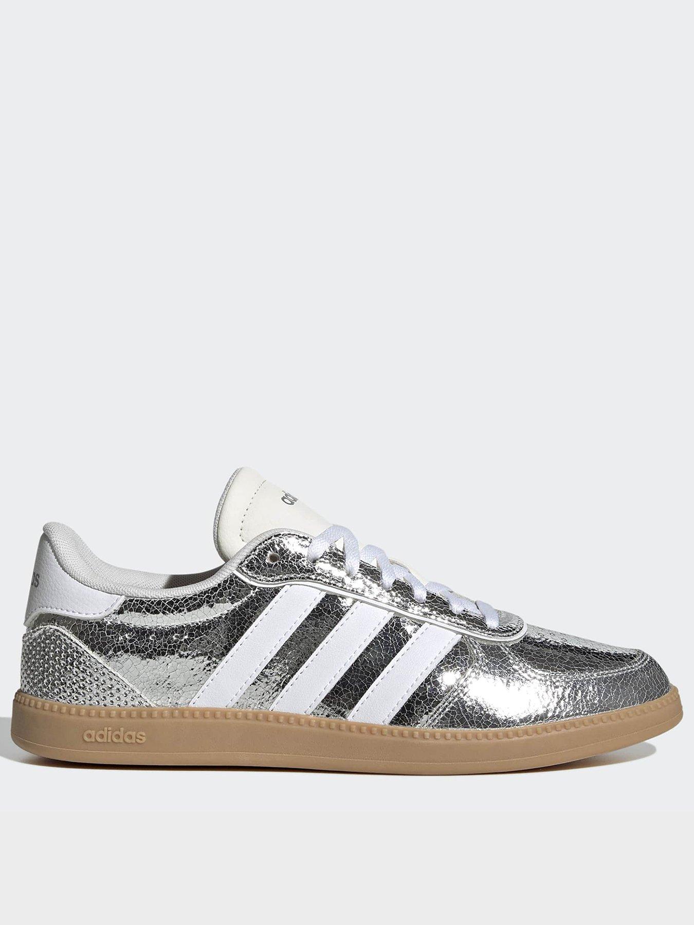 adidas Sportswear Women's Breaknet Sleek Trainer - Silver