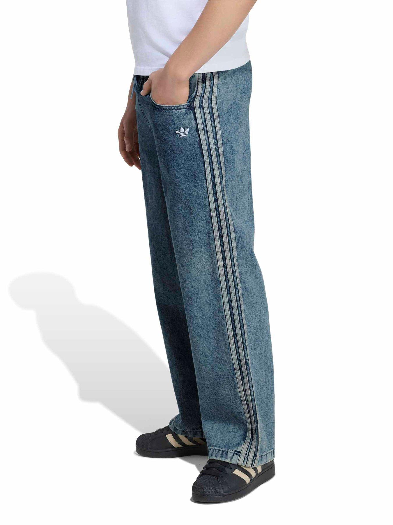adidas Originals Junior Firebird Denim Trousers - Blue