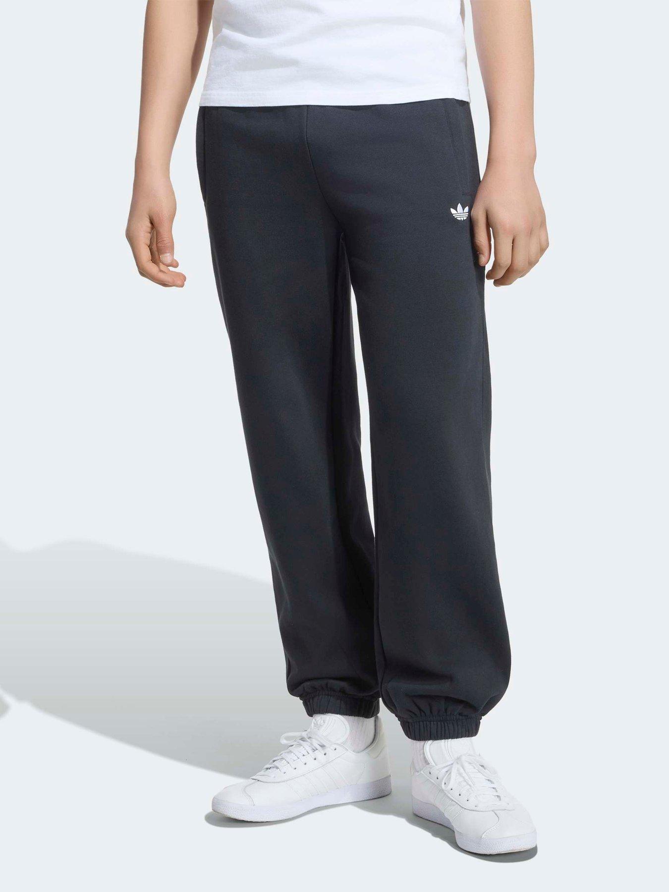 Image 5 of 7 of adidas Originals Junior Oversized Jogger - Black