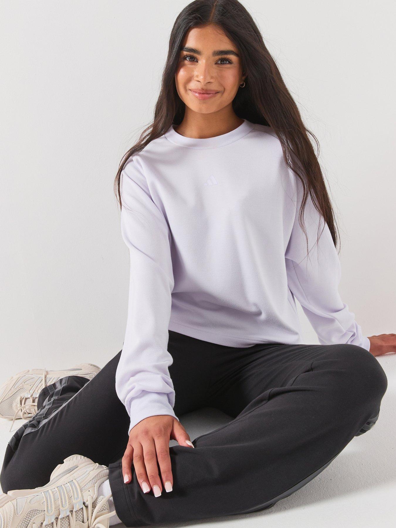 Image 6 of 6 of adidas Sportswear Junior Girls Pastel Sweatshirt - Purple