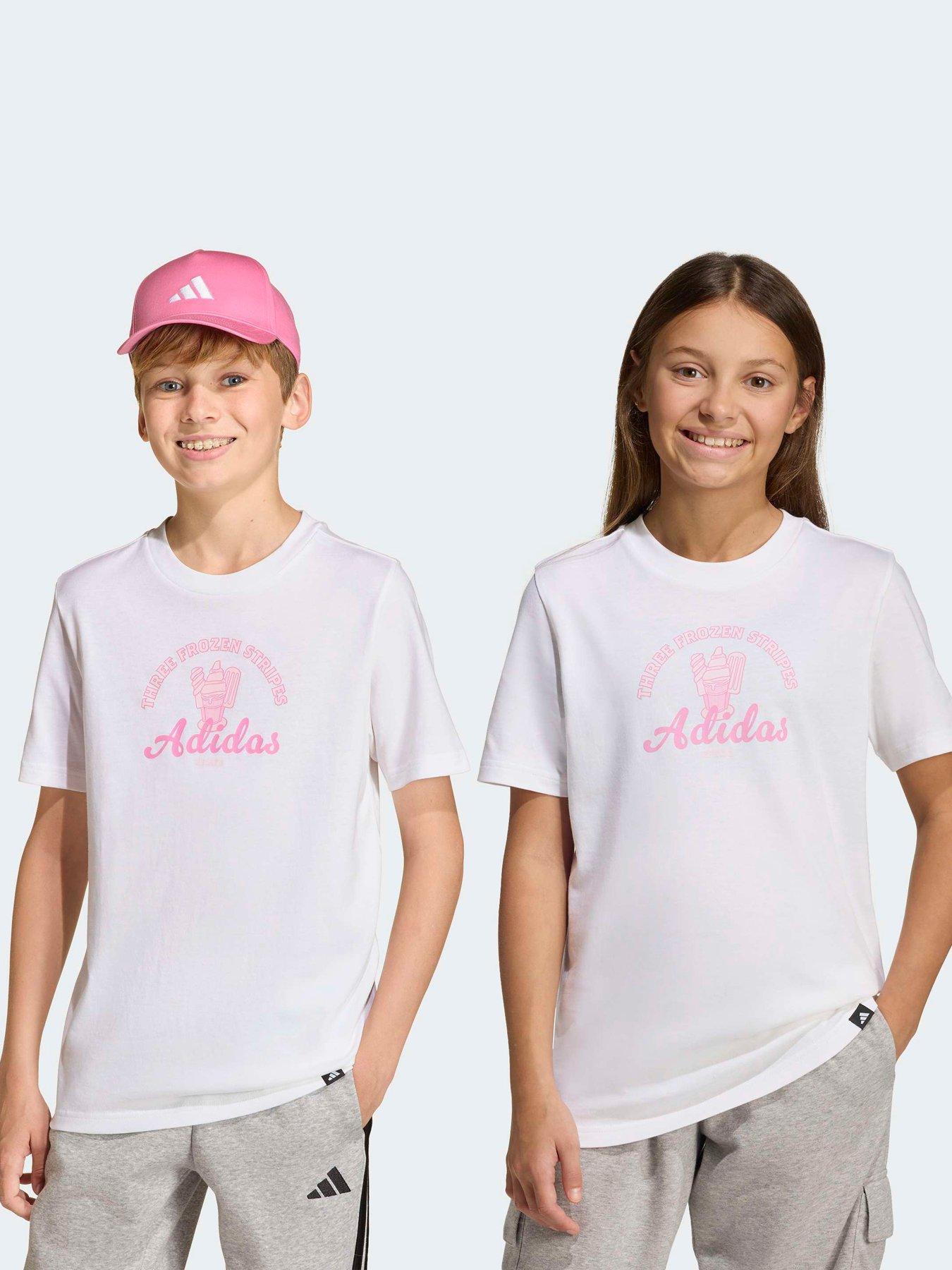 Adidas Sportswear Junior Graphic Food T-Shirt - White