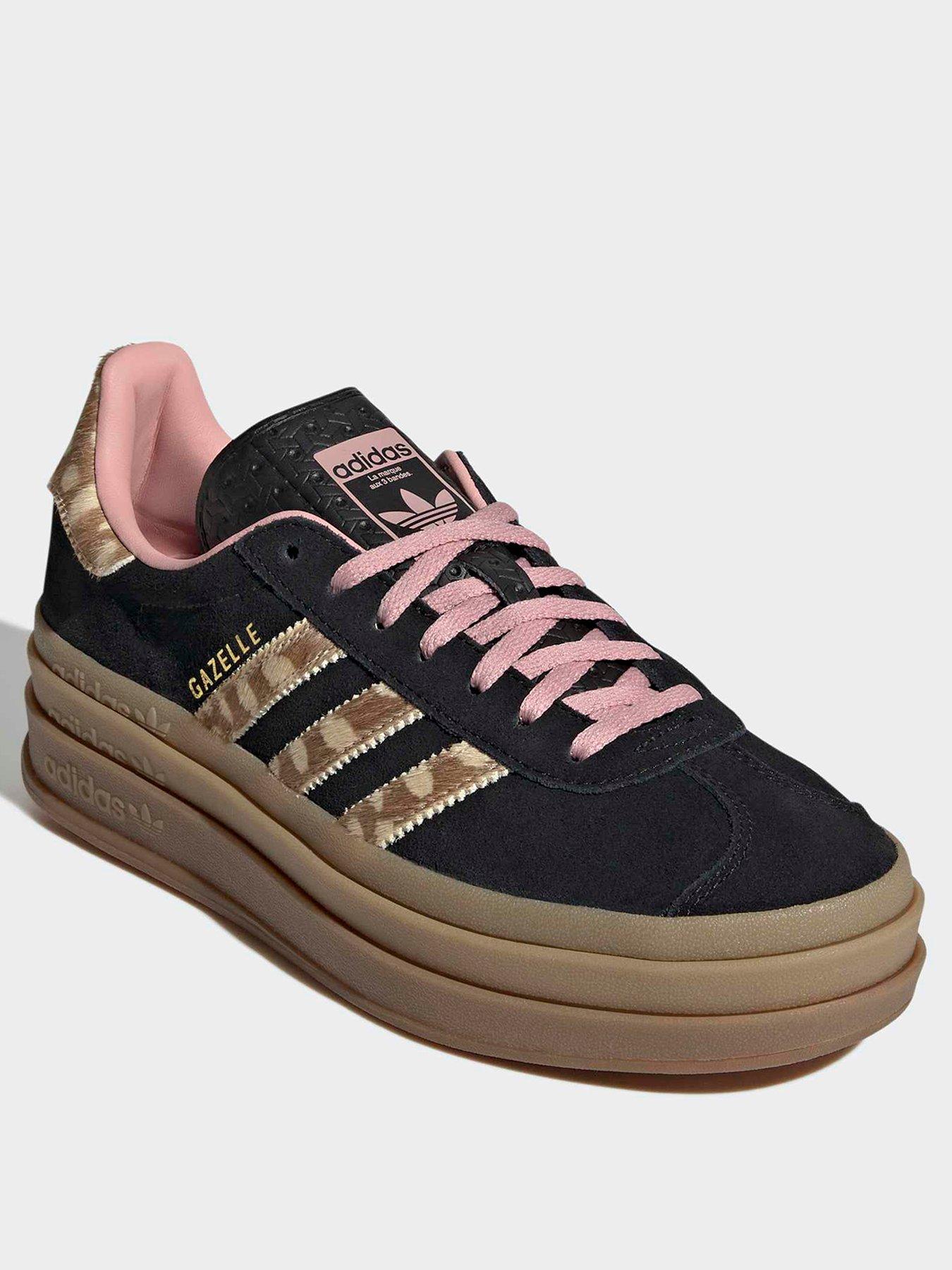 Image 2 of 7 of adidas Originals Womens Gazelle Bold Trainers - Black
